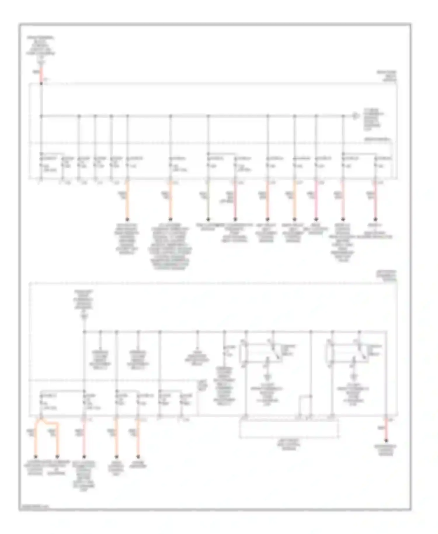 S-class Mercedes-Benz W220 (1998-2005): Power distribution circuit (2 of 4)