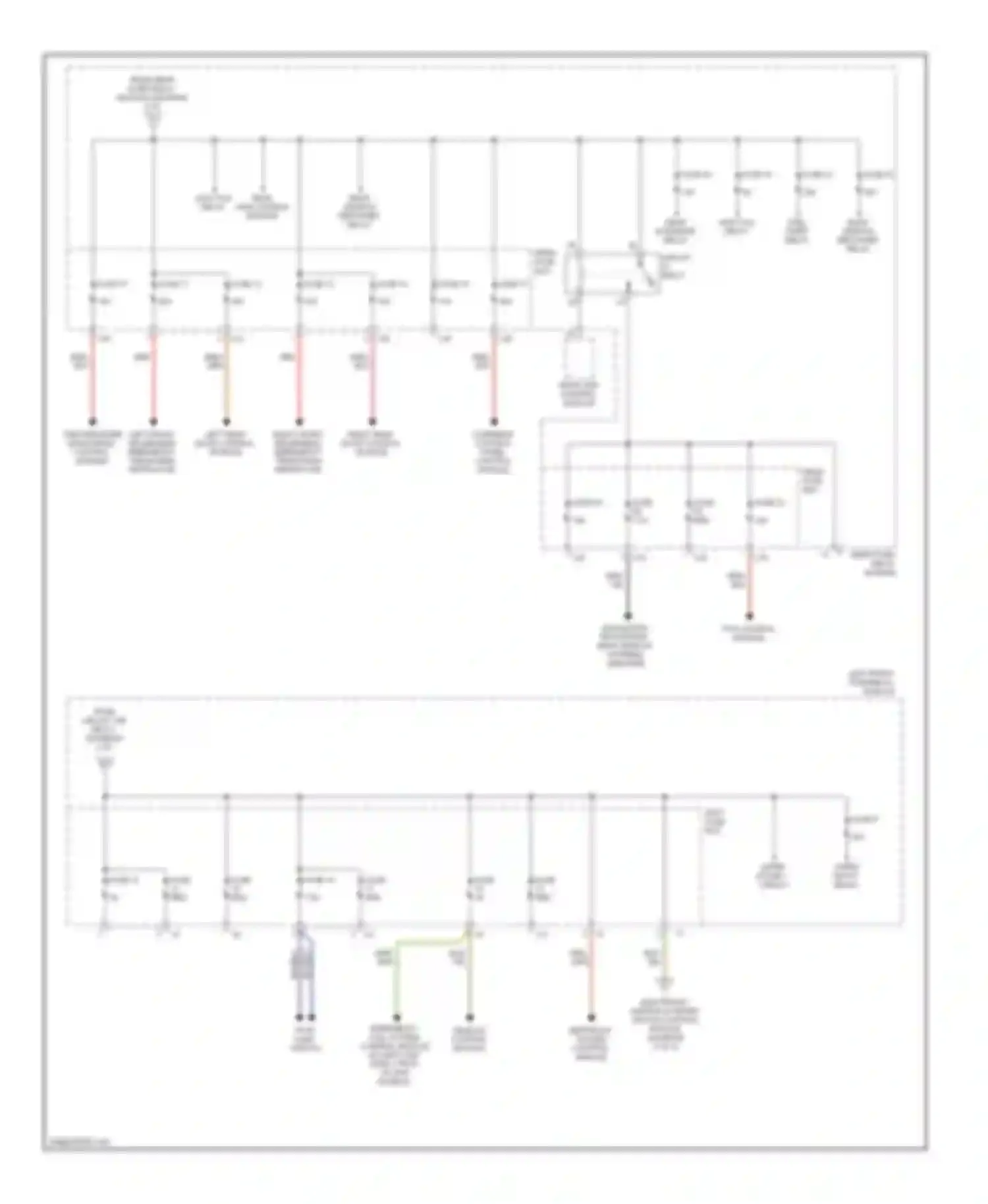 S-class Mercedes-Benz W220 (1998-2005): Power distribution circuit (3 of 4)