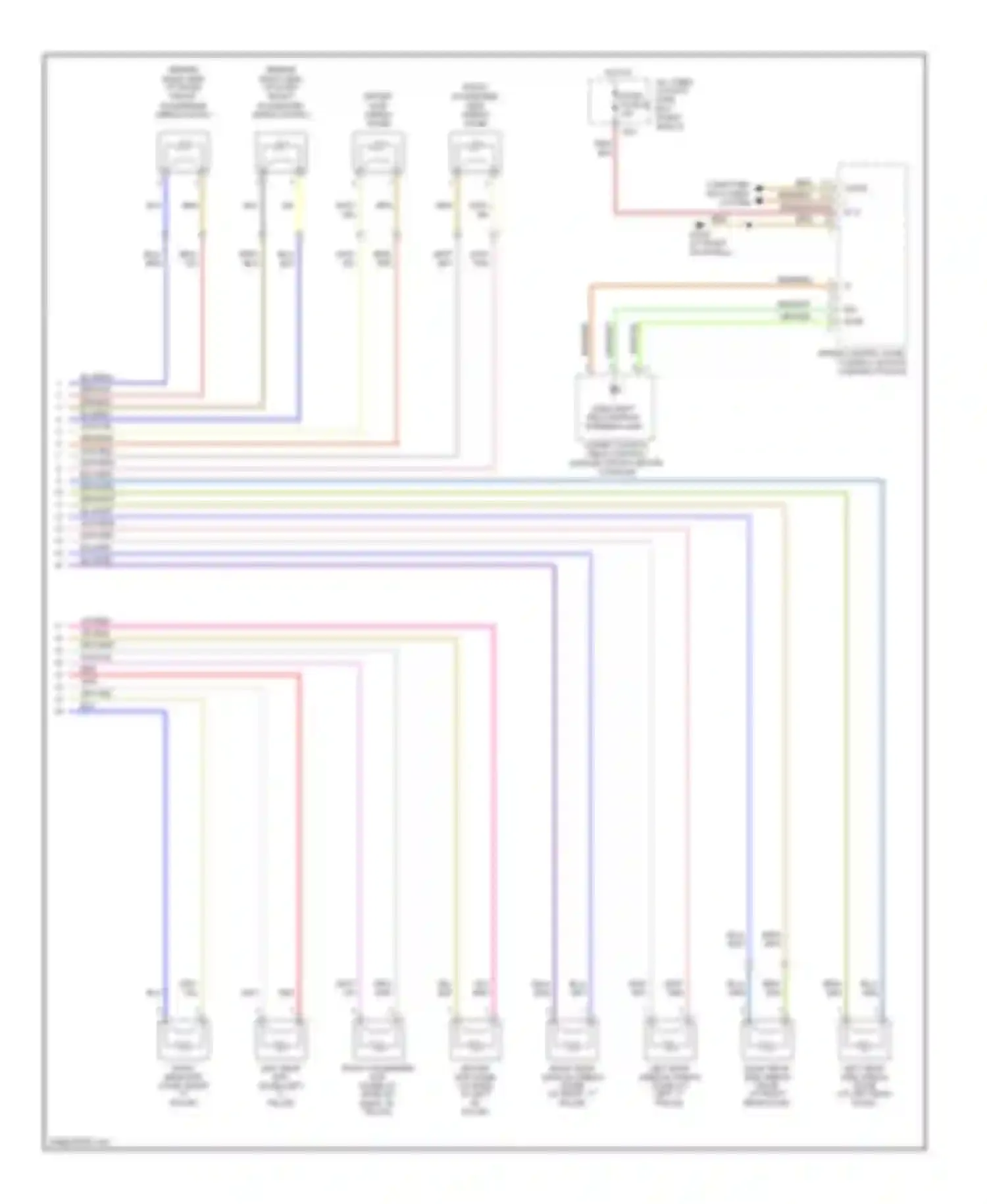 S-class Mercedes-Benz W220 (1998-2005): Supplemental restraints circuit (2 of 2)