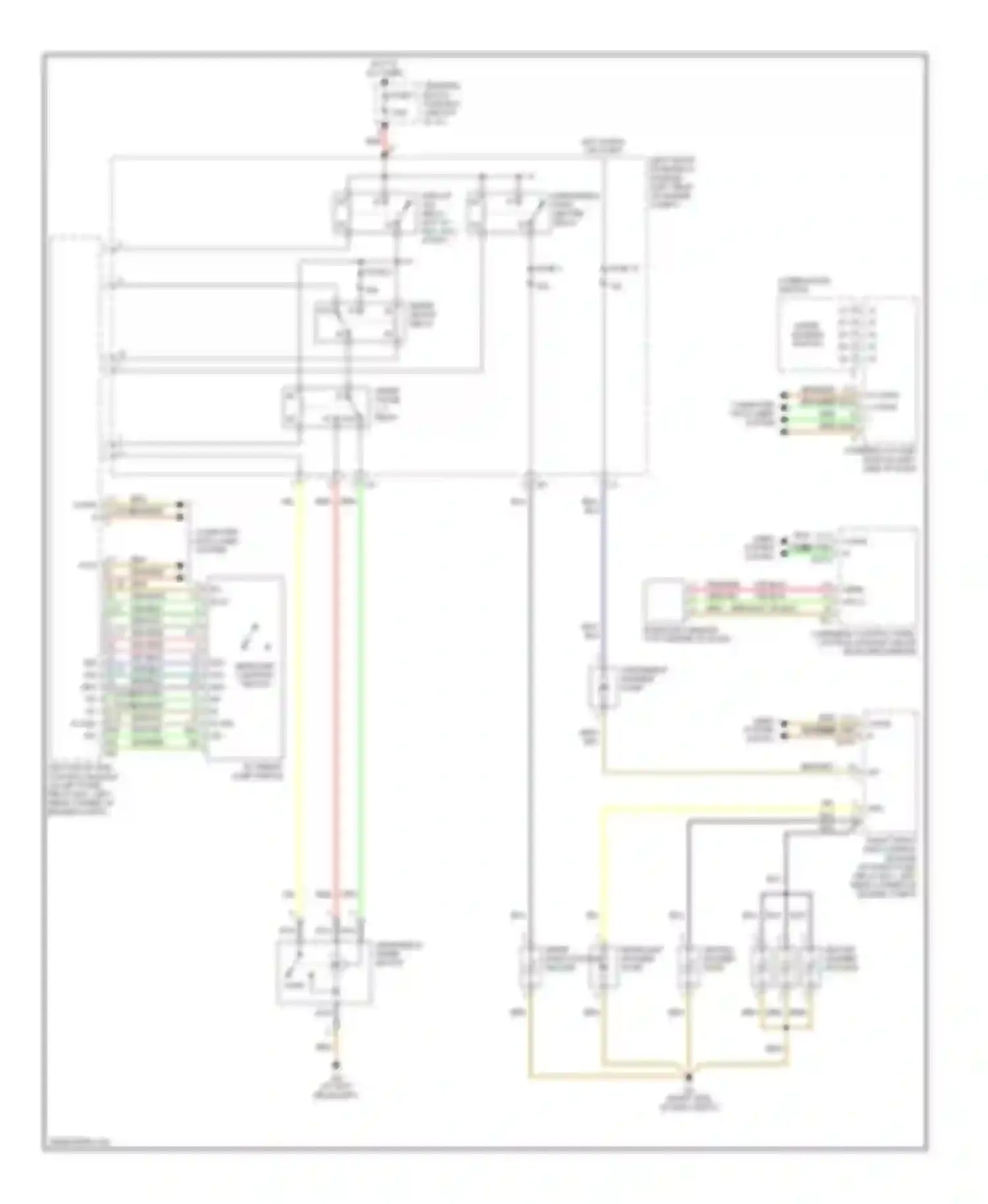 S-class Mercedes-Benz W220 (1998-2005): Wiper/washer circuit