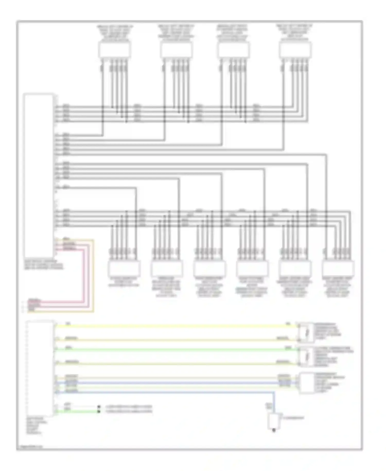 S-class AMG Mercedes-Benz W220 (1999-2002): Air conditioning circuits (2 of 2)