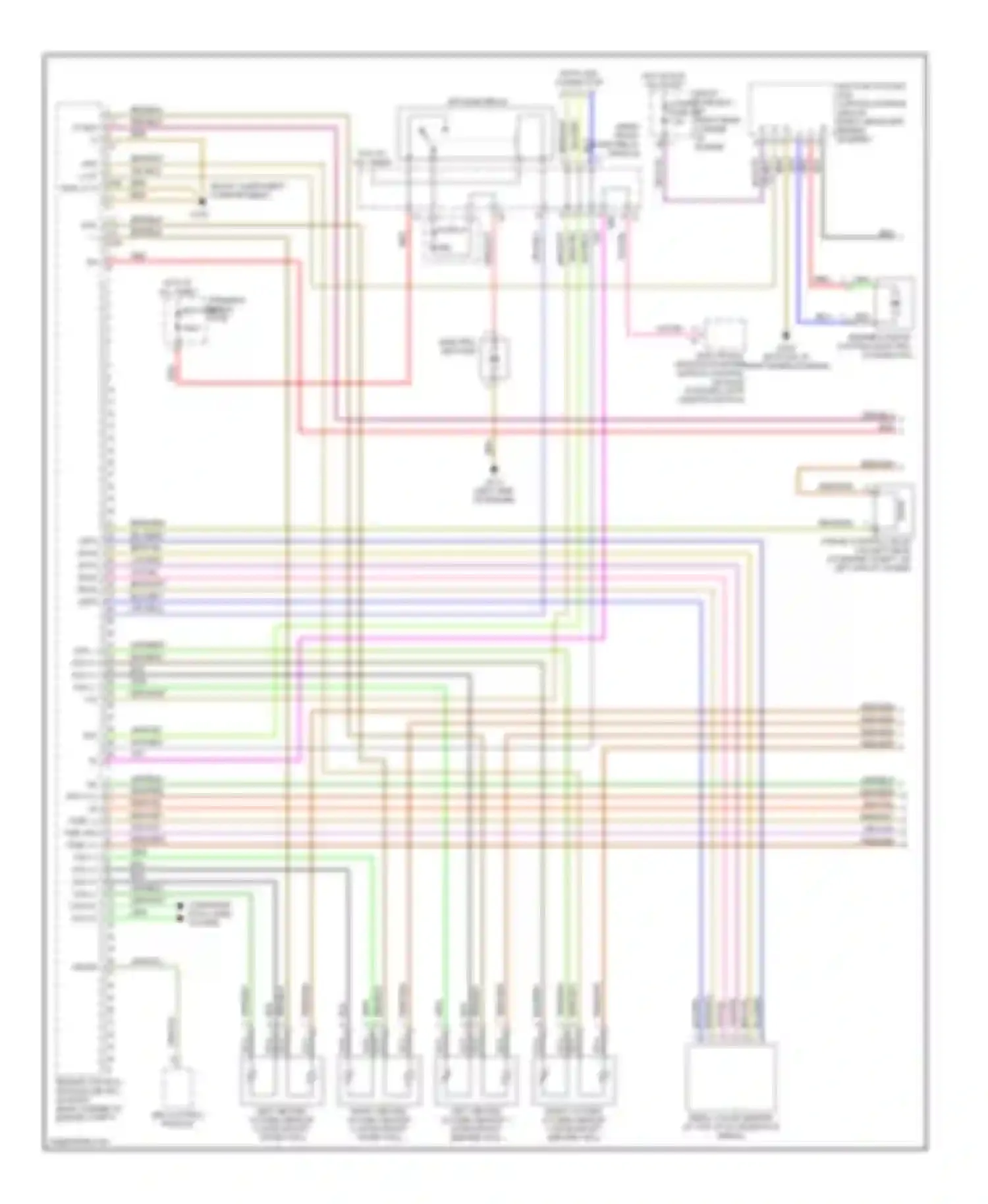 S-class AMG Mercedes-Benz W220 (1999-2002): Wiring diagram engine performance 4.3ls (1 of 3)