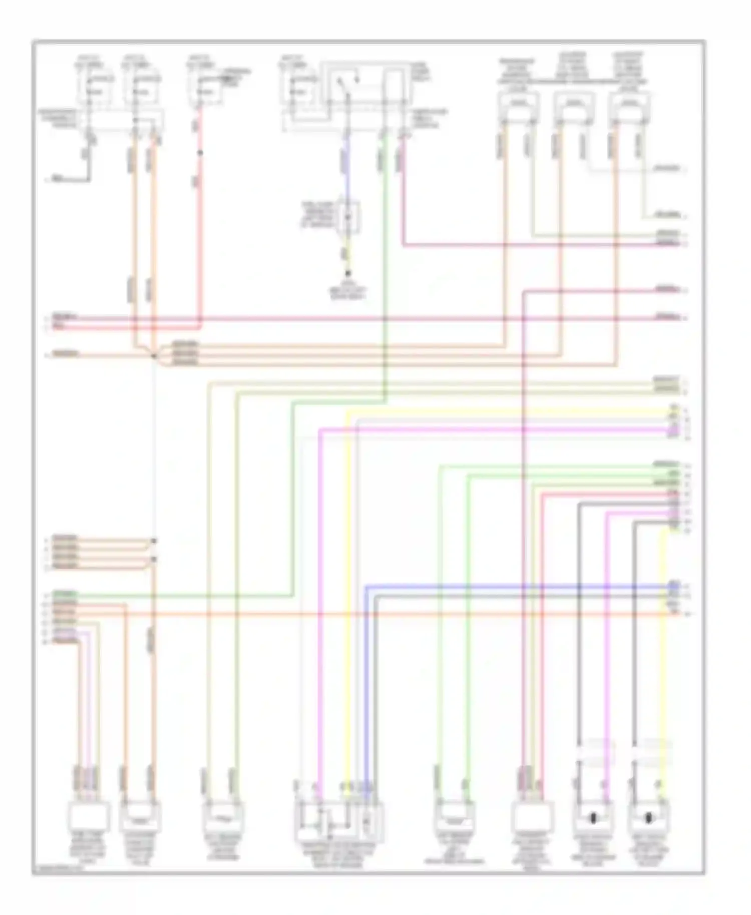 S-class AMG Mercedes-Benz W220 (1999-2002): Wiring diagram engine performance 4.3ls (2 of 3)