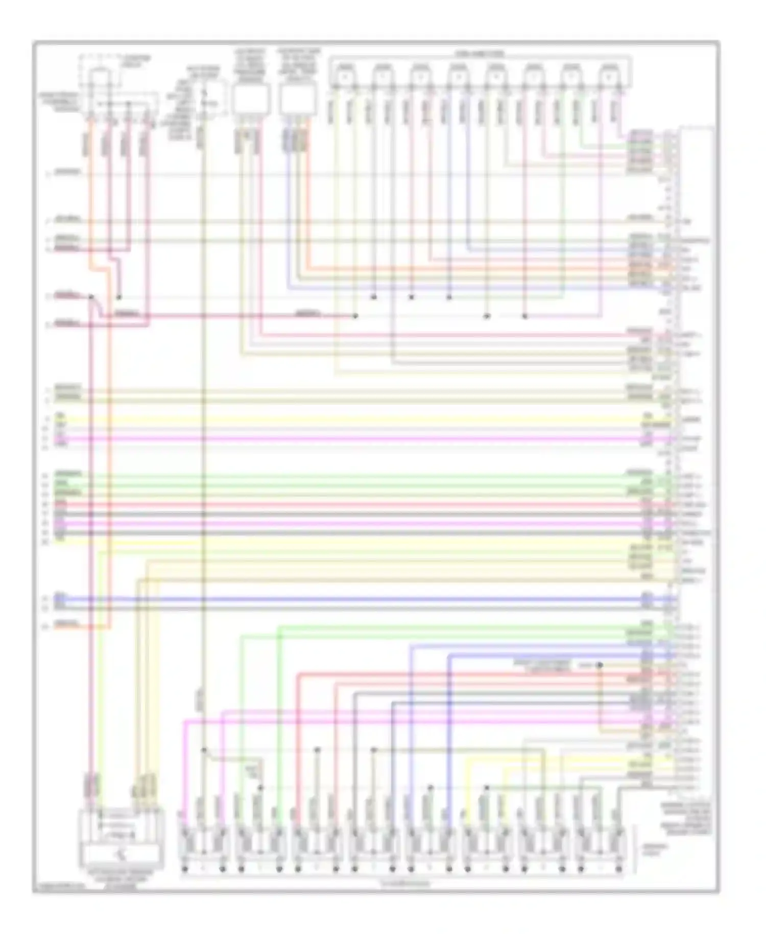 S-class AMG Mercedes-Benz W220 (1999-2002): Wiring diagram engine performance 4.3ls (3 of 3)