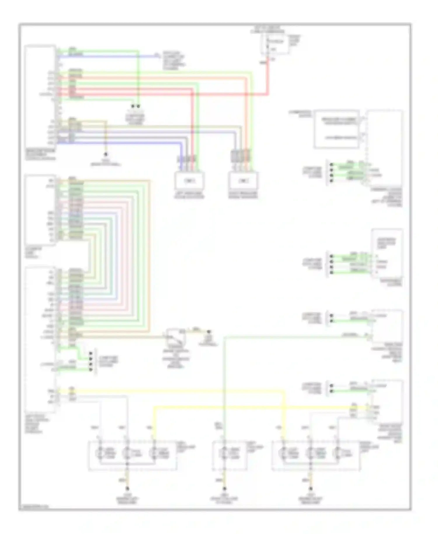 S-class AMG Mercedes-Benz W220 (1999-2002): Headlight circuit