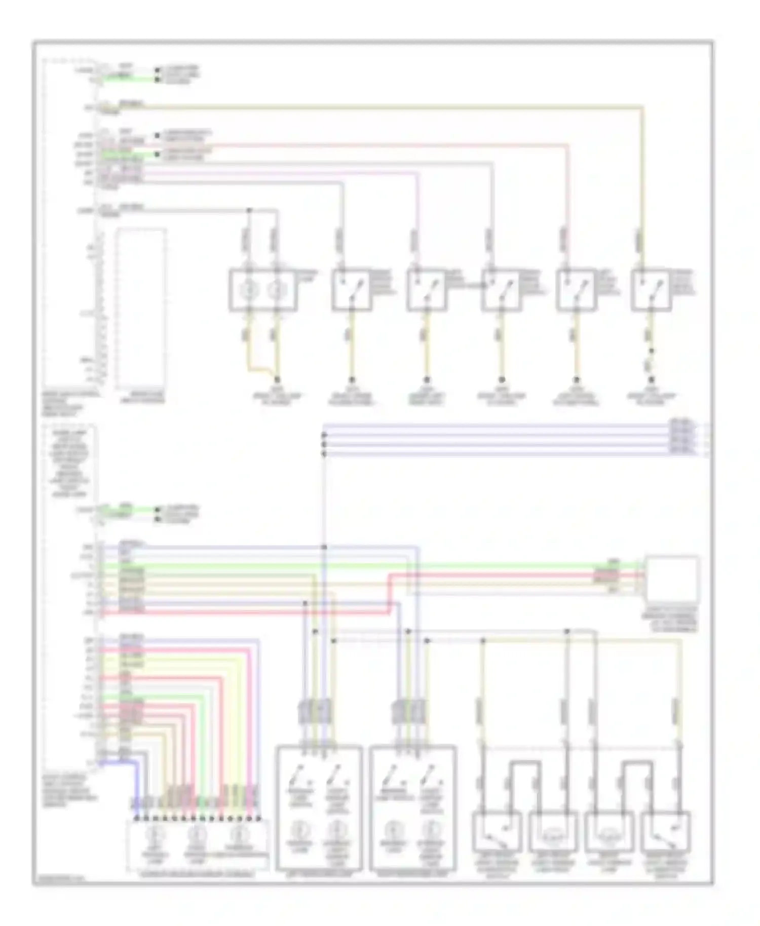 S-class AMG Mercedes-Benz W220 (1999-2002): Interior light circuit (1 of 4)
