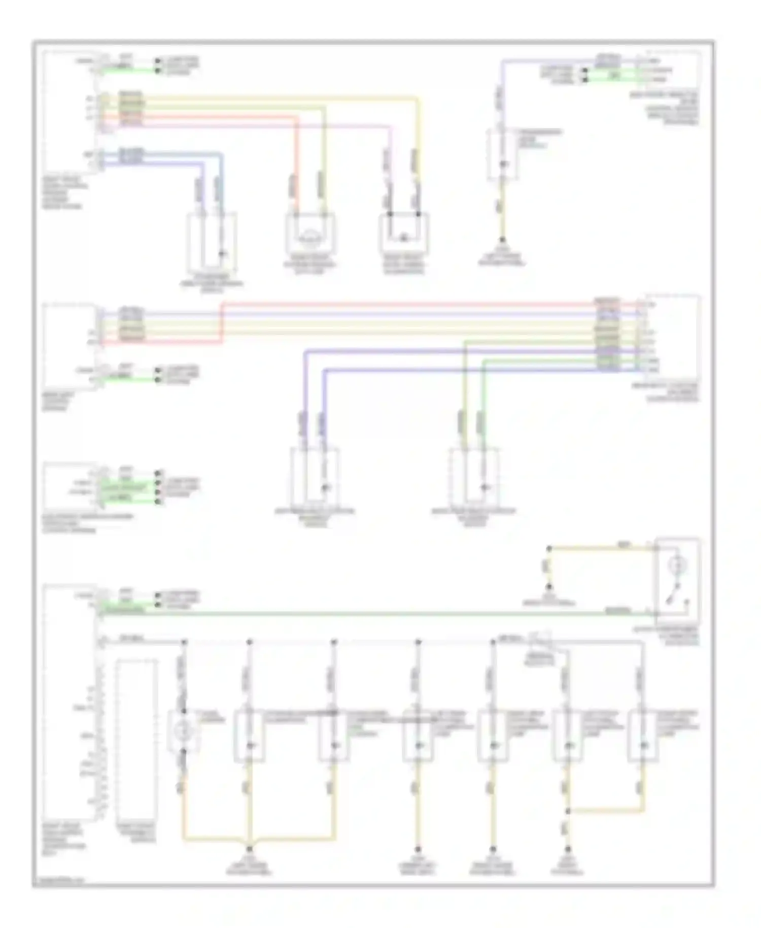 S-class AMG Mercedes-Benz W220 (1999-2002): Interior light circuit (3 of 4)