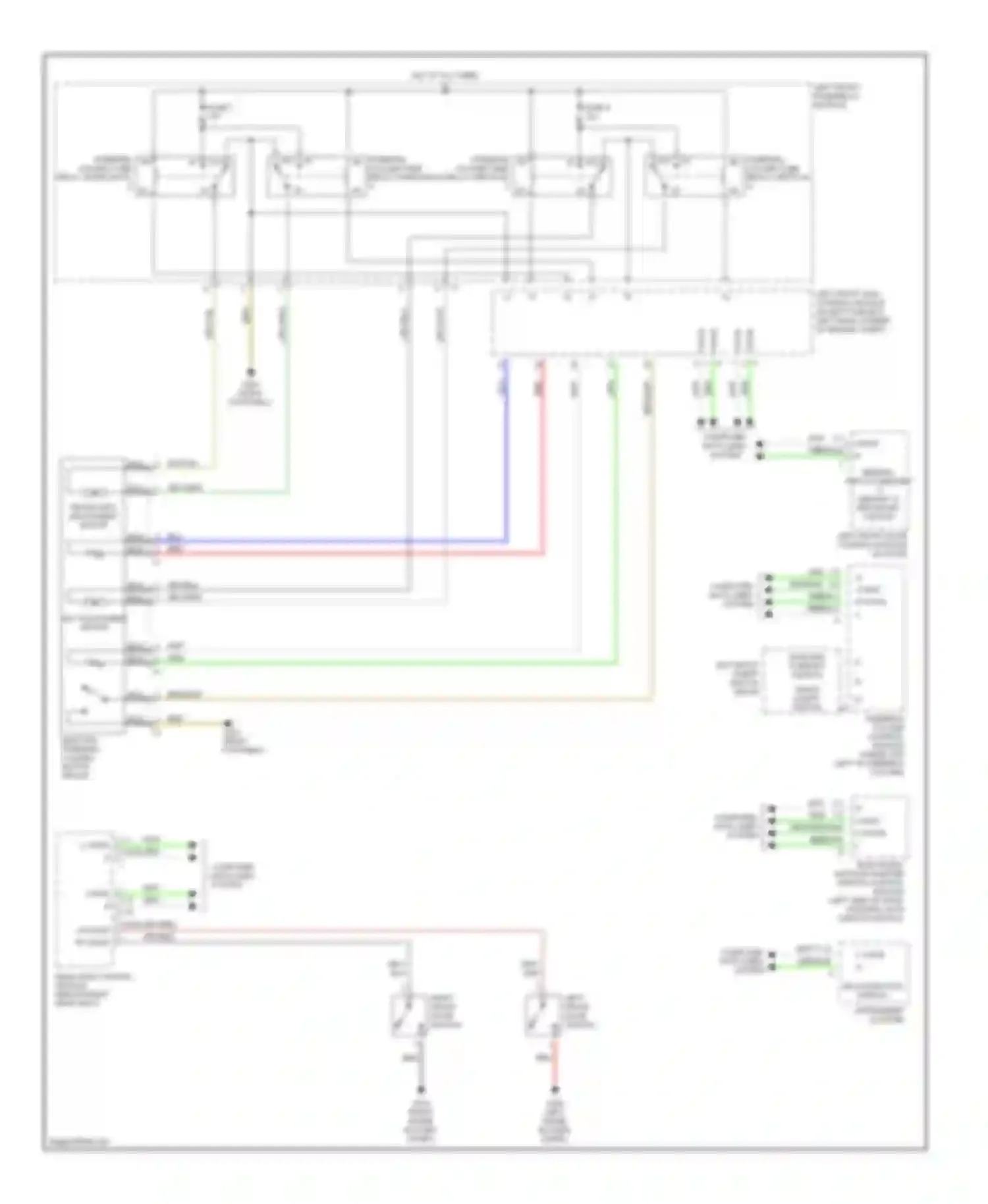 S-class AMG Mercedes-Benz W220 (1999-2002): Steering column memory circuit