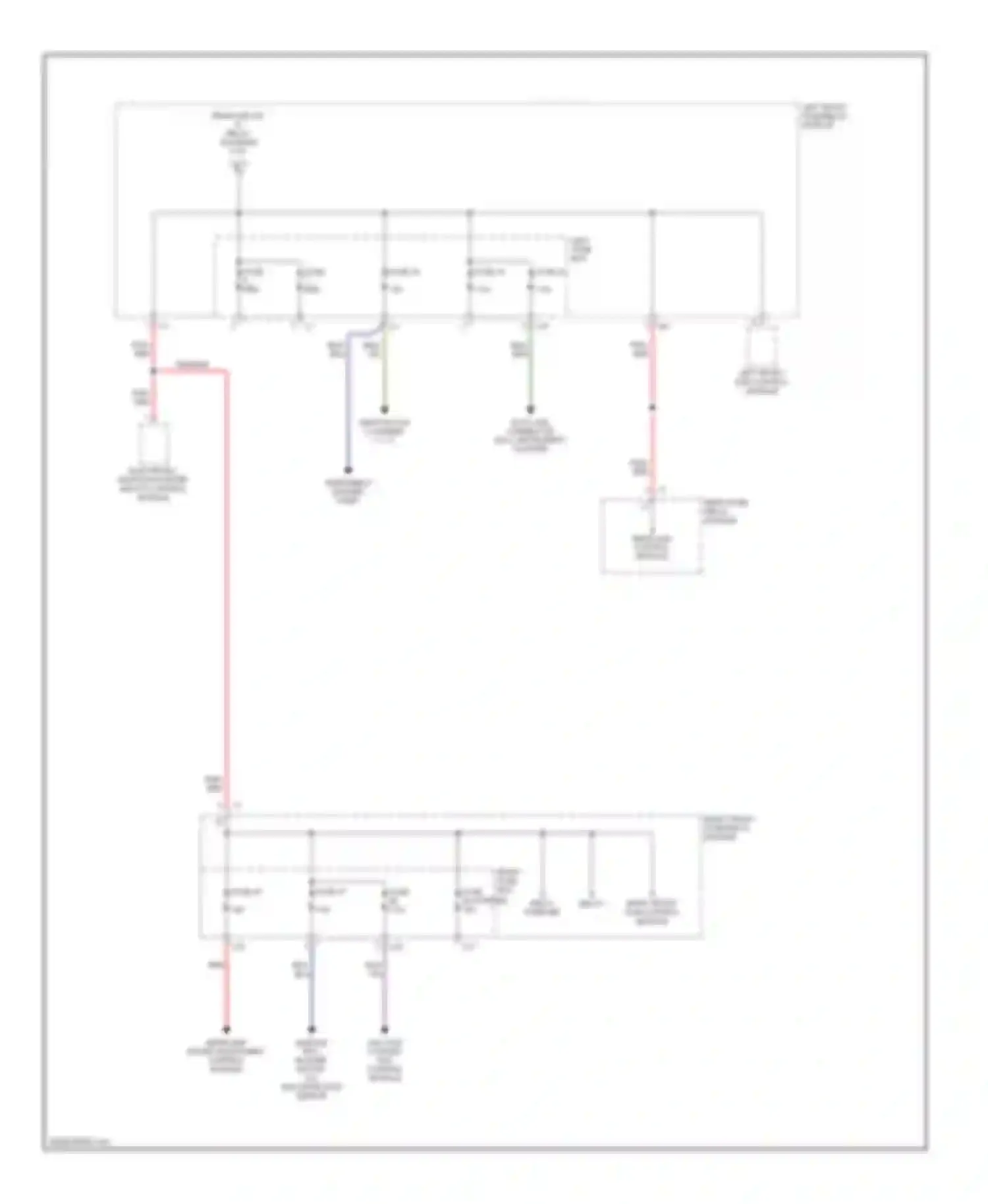 S-class AMG Mercedes-Benz W220 (1999-2002): Power distribution circuit (4 of 4)