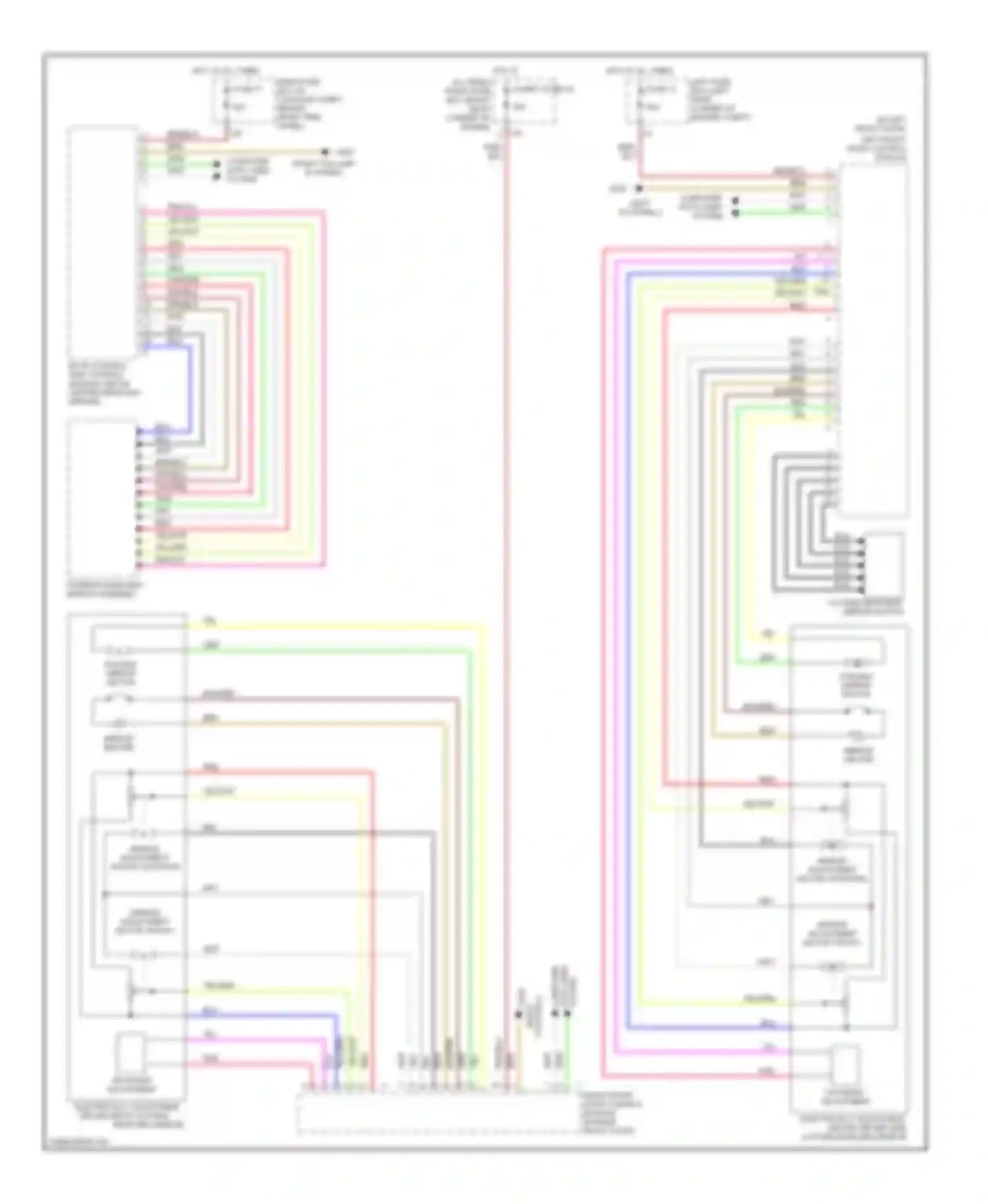S-class AMG Mercedes-Benz W220 (1999-2002): Power mirror circuit