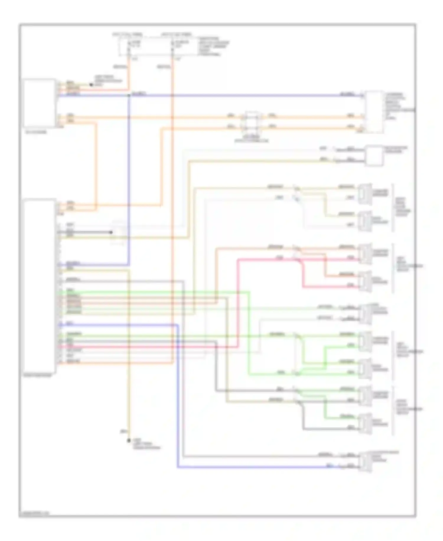S-class AMG Mercedes-Benz W220 (1999-2002): Radio circuits