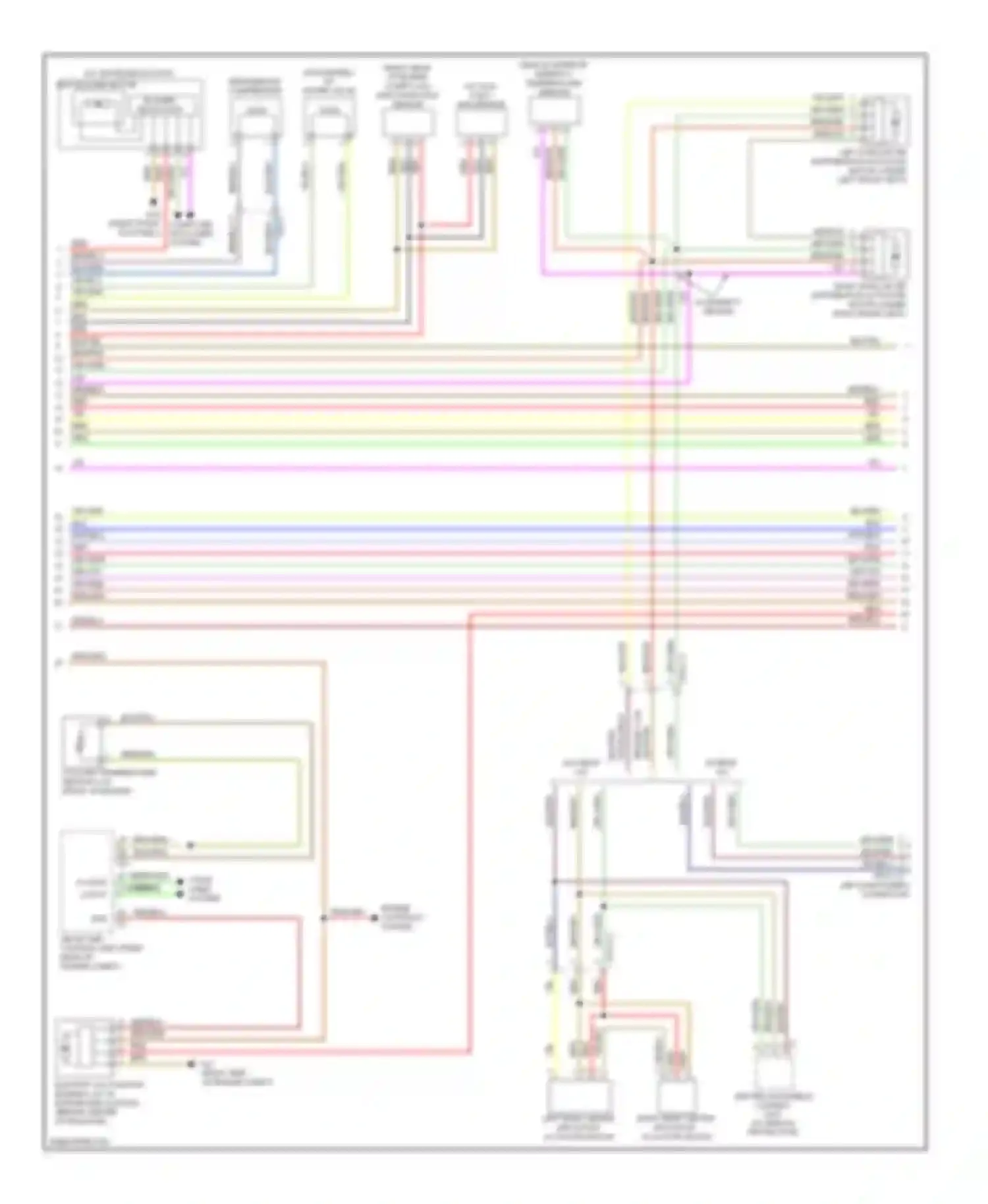 S-class Mercedes-Benz W221 facelift (2009-2013): Automatic a/c circuit (2 of 3)