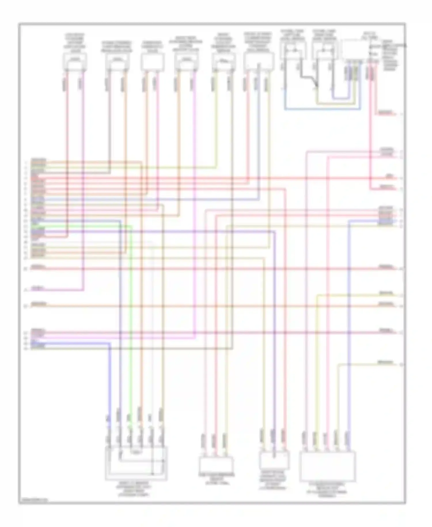 S-class Mercedes-Benz W221 facelift (2009-2013): Wiring diagram engine performance 5.5l (4 of 5)