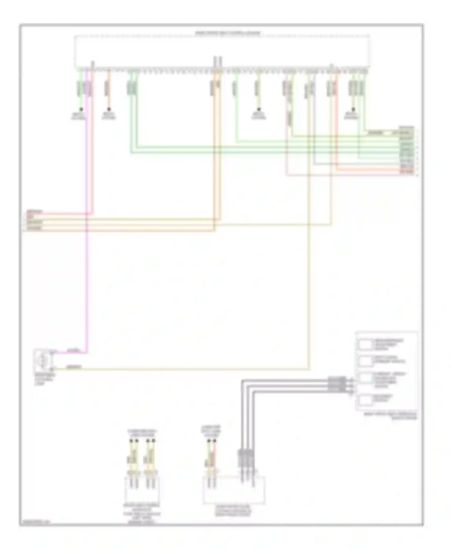 S-class Mercedes-Benz W221 facelift (2009-2013): Passenger"s memory seat circuit (2 of 3)