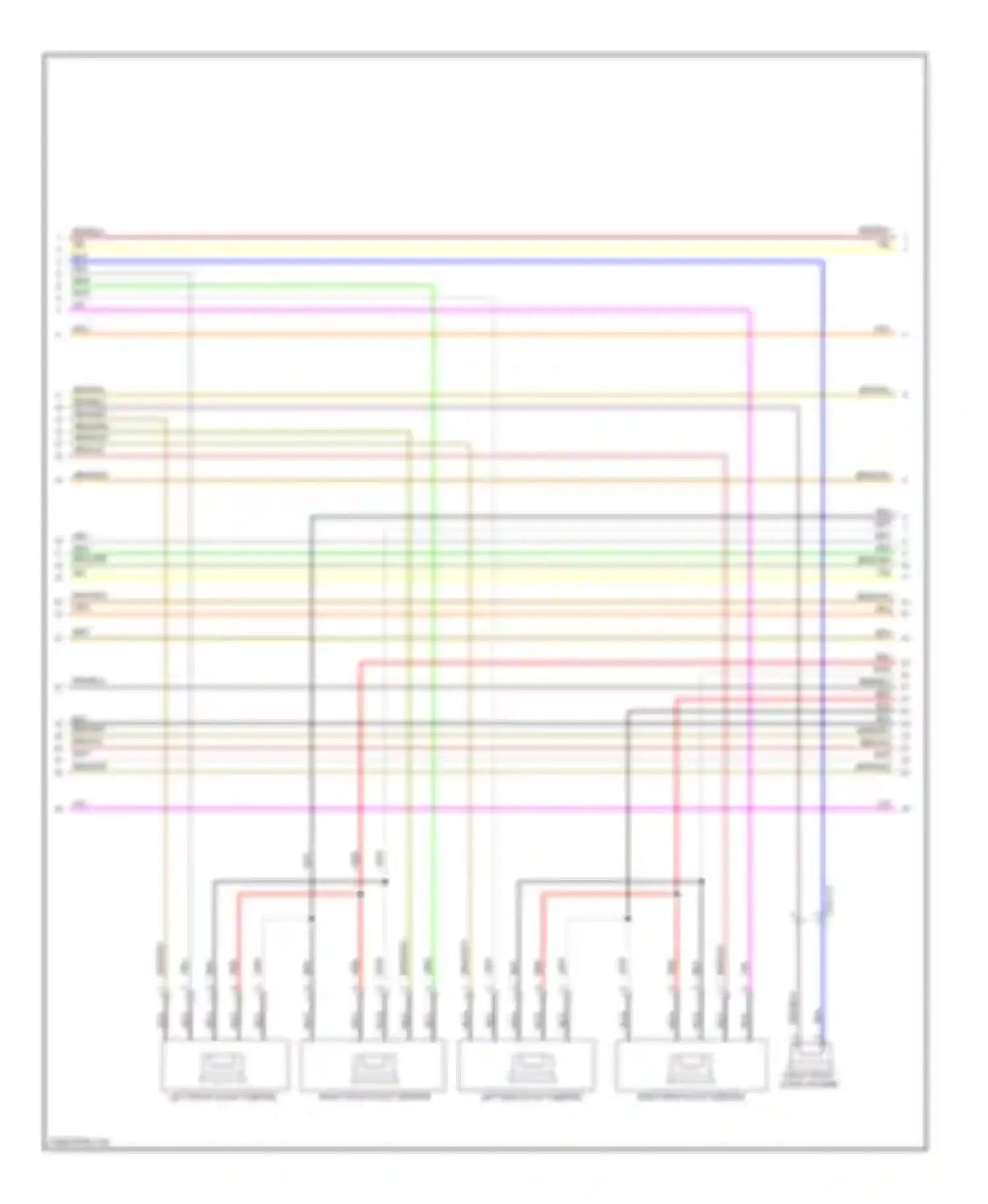 S-class Mercedes-Benz W221 facelift (2009-2013): Sound amplifier circuit (2 of 3)