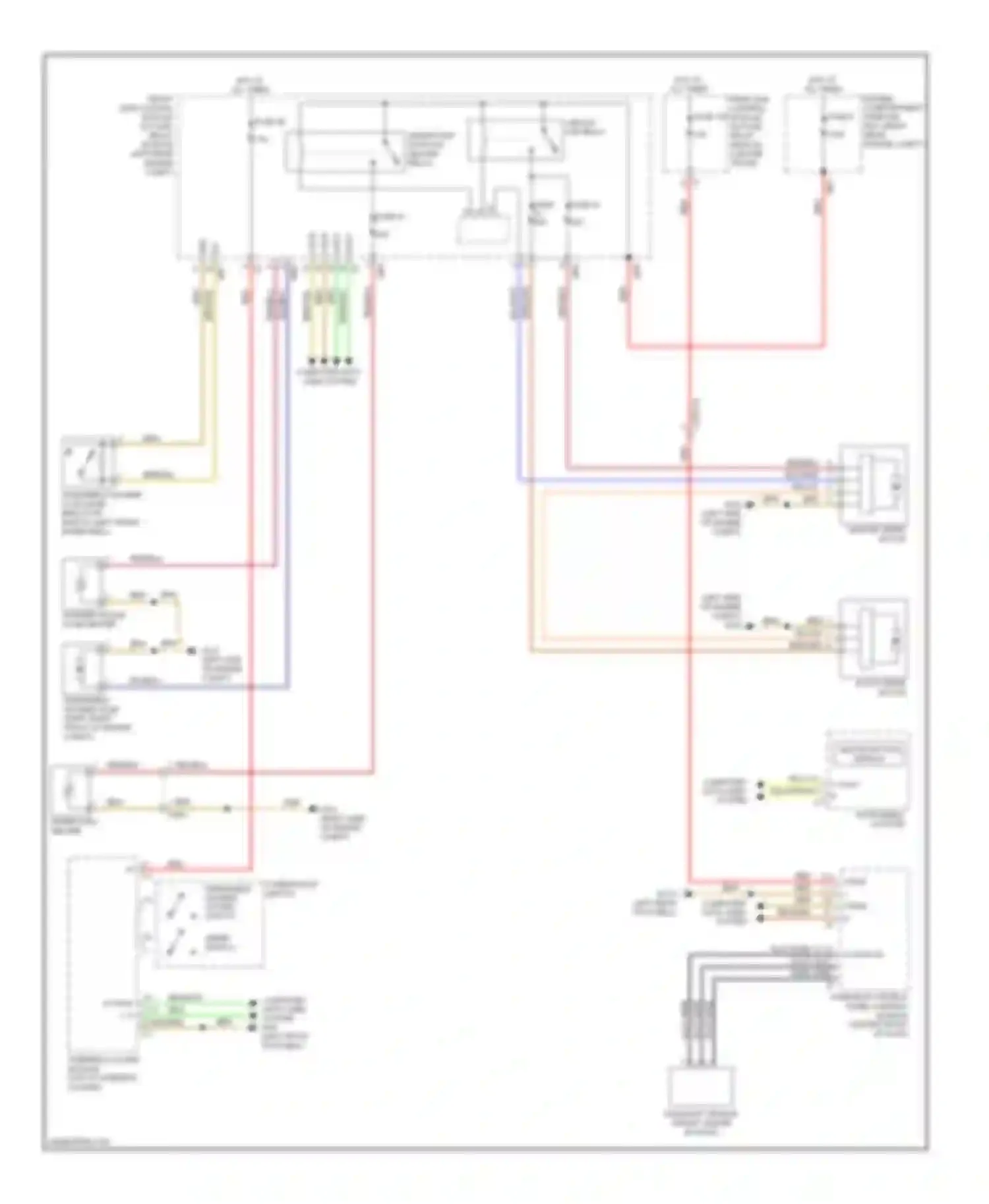 Wiring diagram 12 13 can-f l can-f h for Mercedes-Benz S-class W221 facelift (2009-2013) (6 of 6)