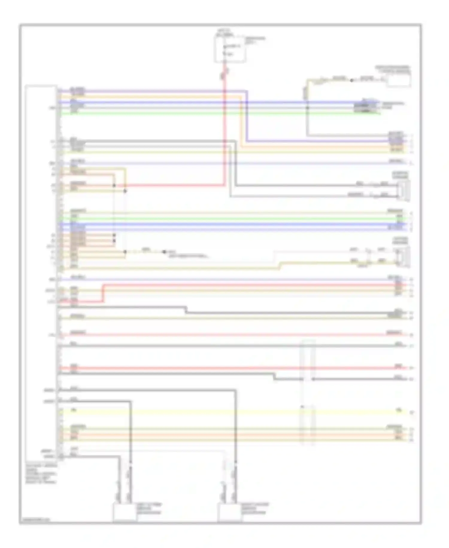 Wiring diagram 2 3 4 5 data - data + for Mercedes-Benz S-class W221 facelift (2009-2013) (1 of 1)