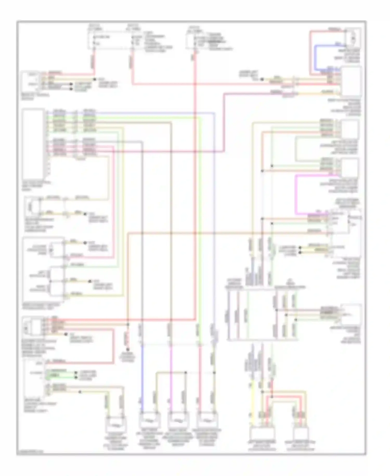 Wiring diagram 23 16 24 lin bus lin bus for Mercedes-Benz S-class W221 facelift (2009-2013) (1 of 1)