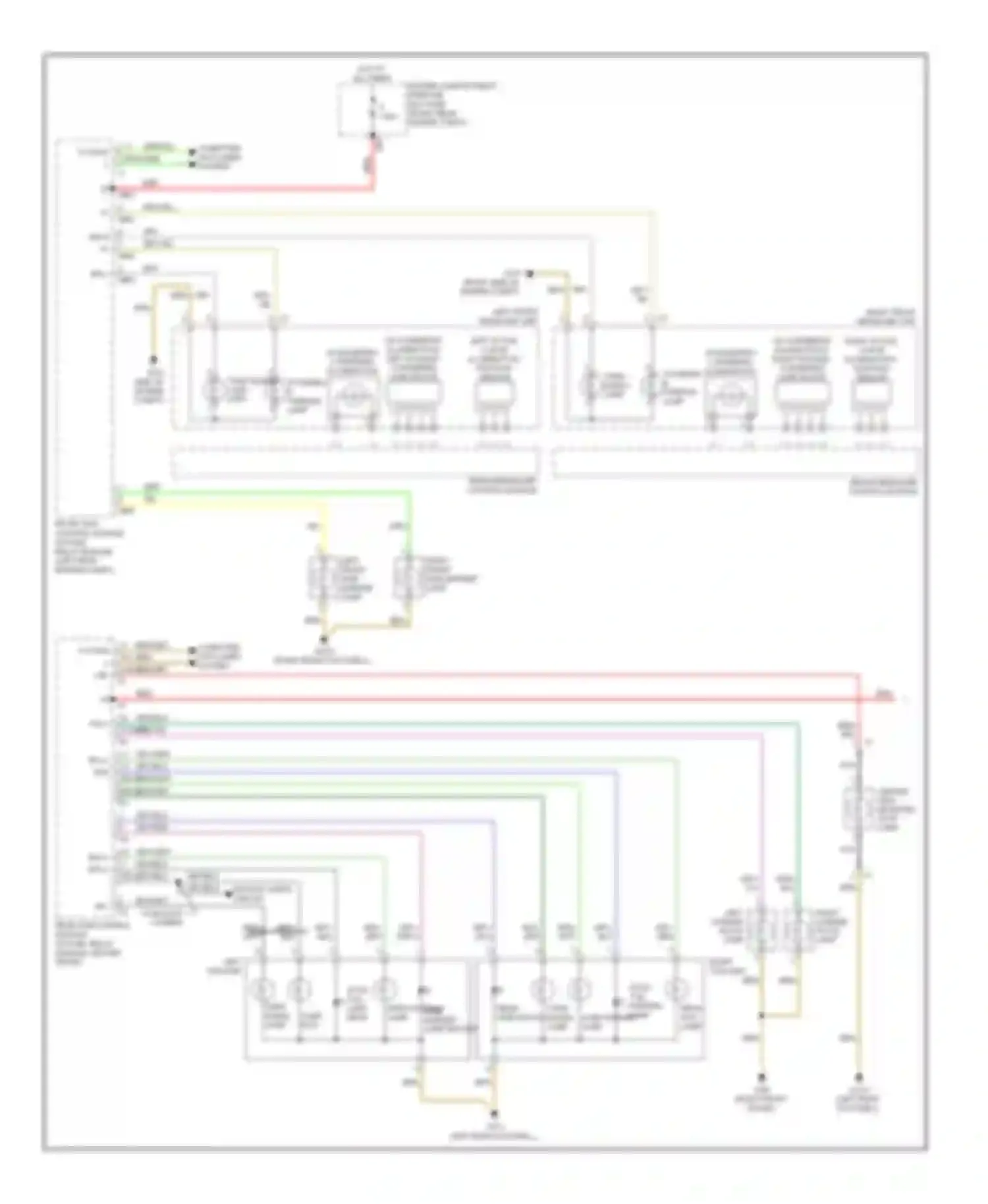 Wiring diagram 3 1 7 8 nsl-r bsl-r rfl-l bi-r for Mercedes-Benz S-class W221 facelift (2009-2013) (1 of 1)
