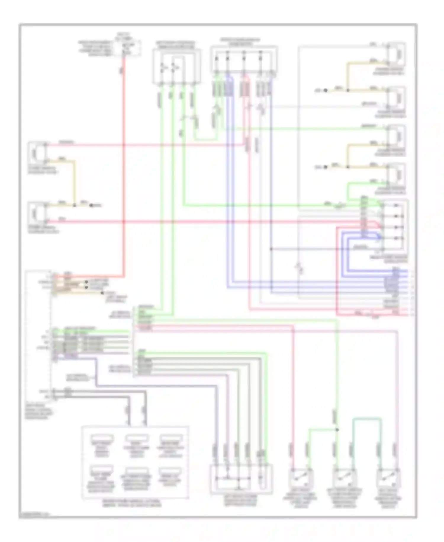Wiring diagram 4 1 2 3 30 can-b l can-b h 31 for Mercedes-Benz S-class W221 facelift (2009-2013) (2 of 2)