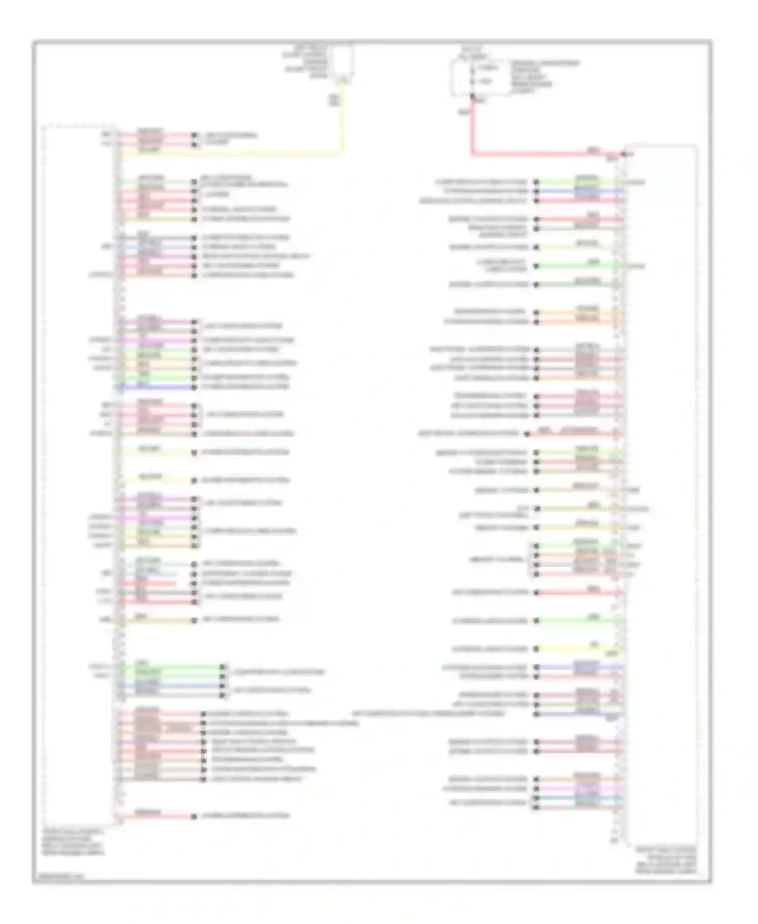 Wiring diagram air conditioning system power distribution system for Mercedes-Benz S-class W221 facelift (2009-2013) (1 of 1)