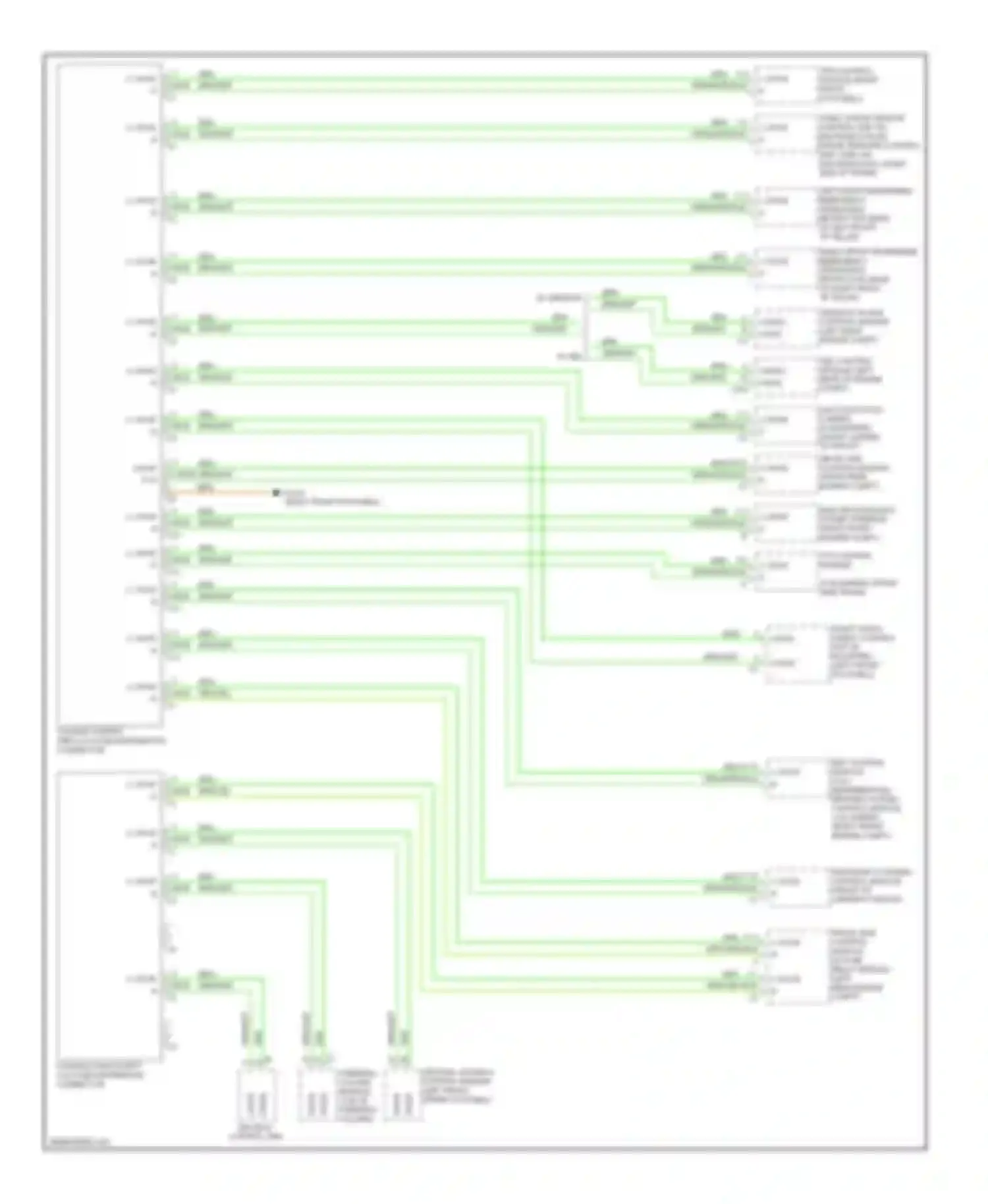 Wiring diagram airmatic w/ ads control module (left rear of for Mercedes-Benz S-class W221 facelift (2009-2013) (1 of 1)