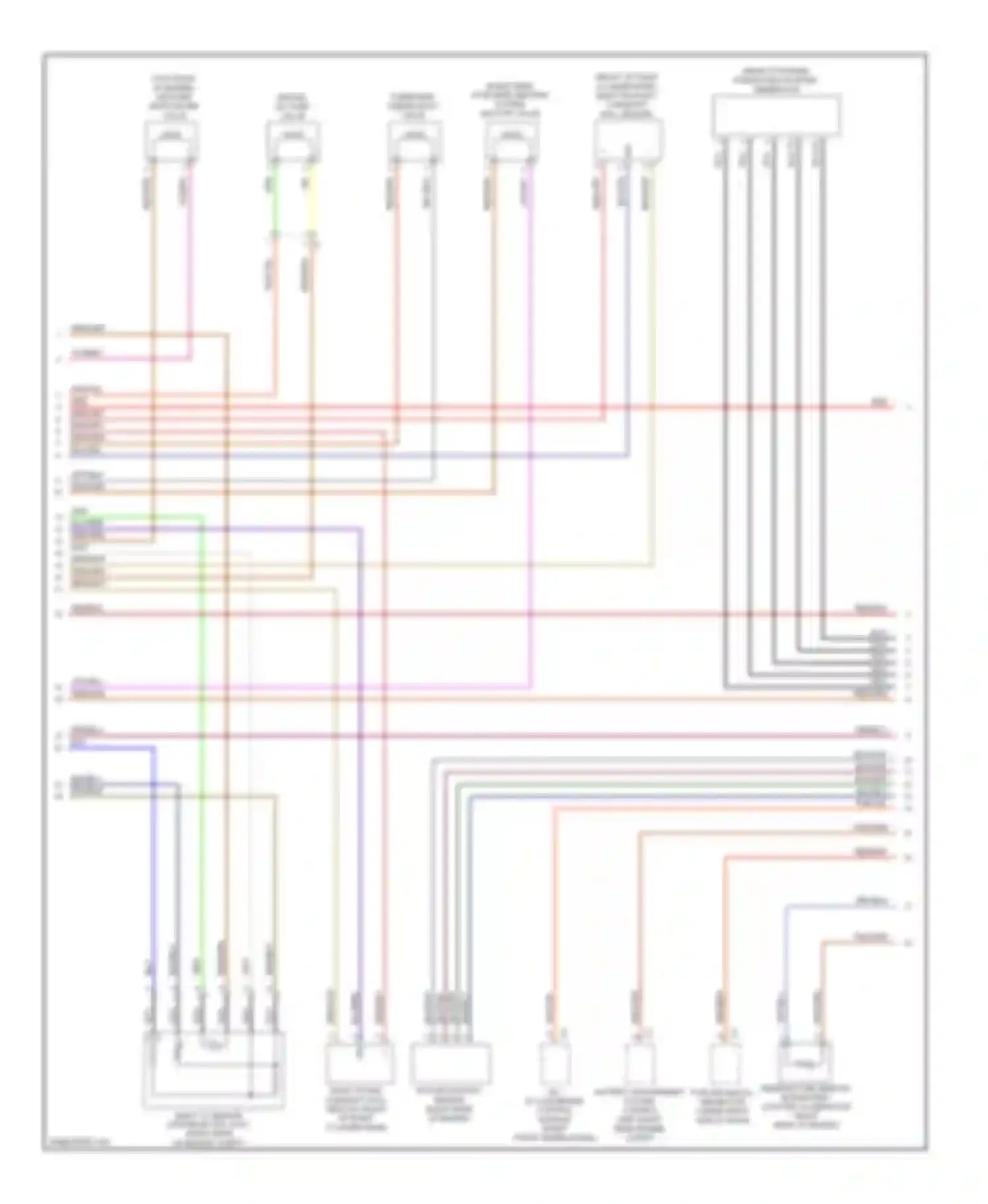 Wiring diagram blk/grn for Mercedes-Benz S-class W221 facelift (2009-2013) (8 of 17)
