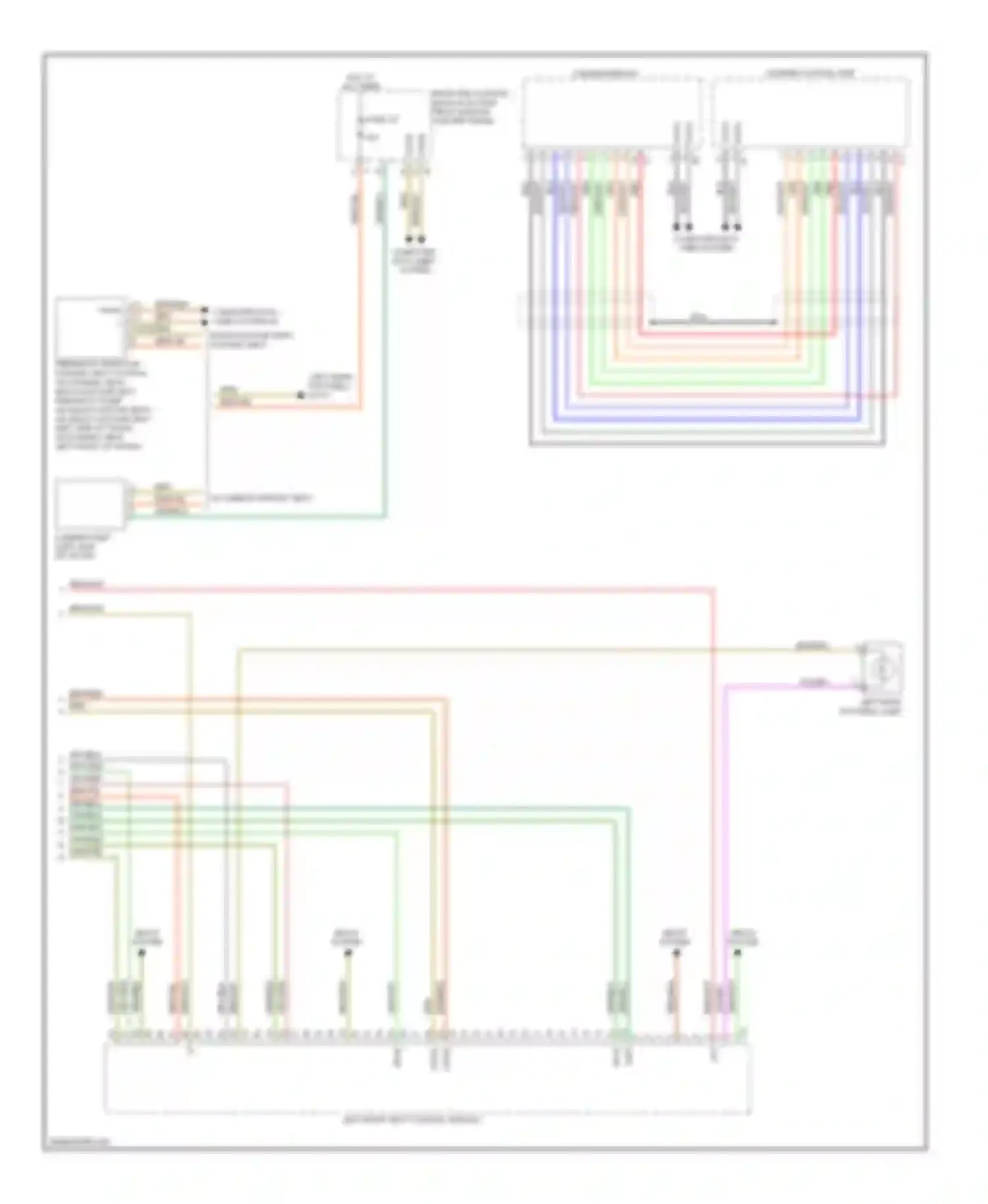 Wiring diagram can a h for Mercedes-Benz S-class W221 facelift (2009-2013) (4 of 4)