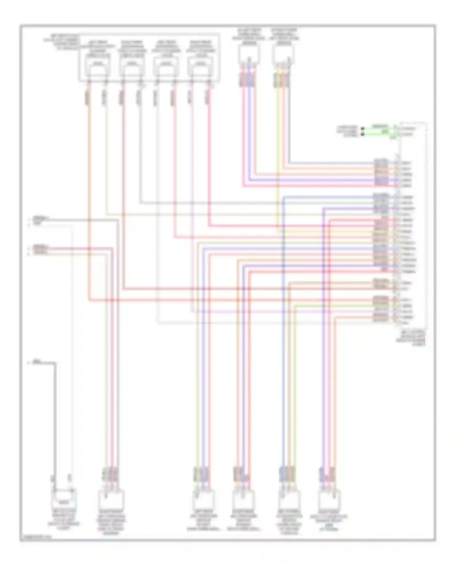 Wiring diagram can e h can e l for Mercedes-Benz S-class W221 facelift (2009-2013) (1 of 4)