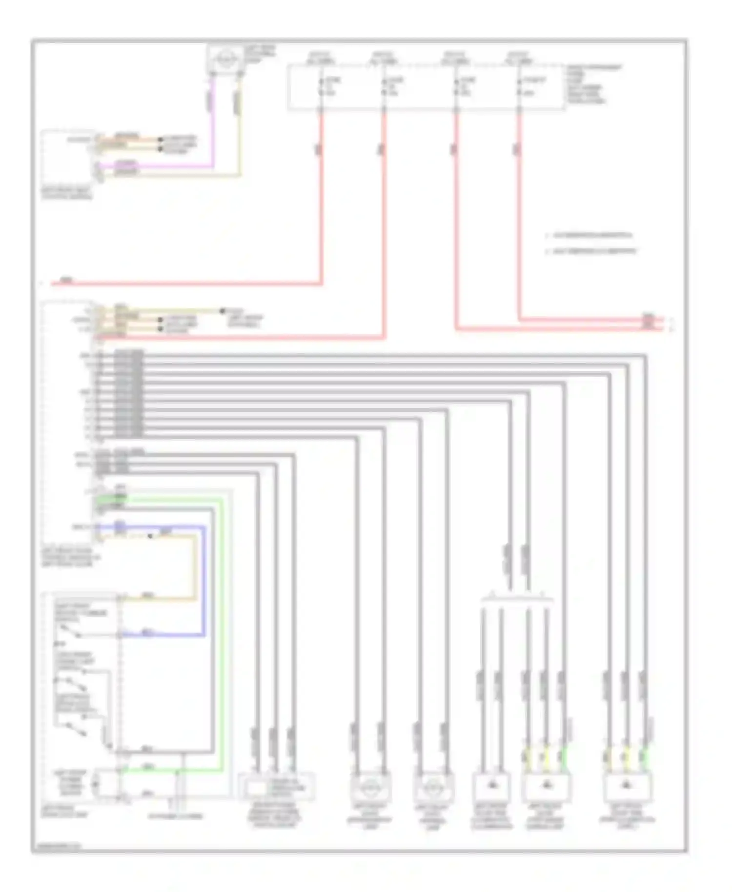 Wiring diagram computer data lines system for Mercedes-Benz S-class W221 facelift (2009-2013) (34 of 79)