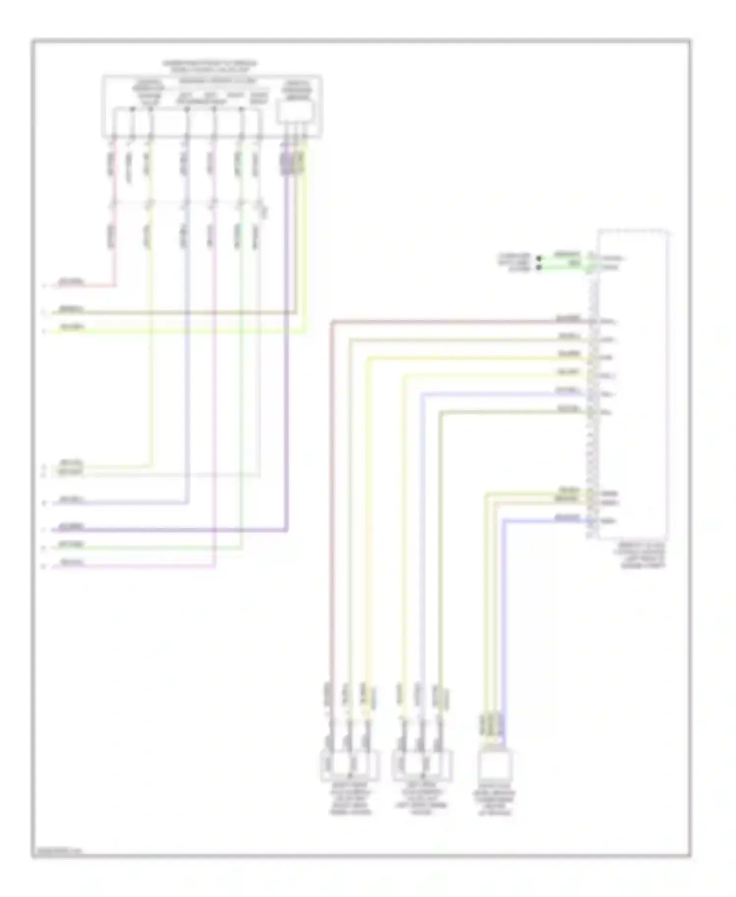 Wiring diagram computer data lines system for Mercedes-Benz S-class W221 facelift (2009-2013) (13 of 79)