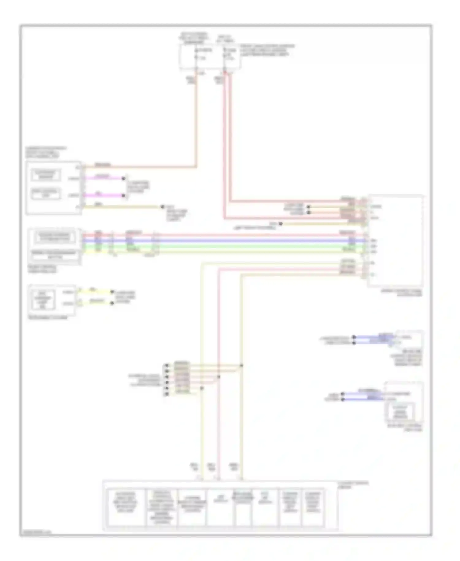 Wiring diagram esp level off adjustment switch switch for Mercedes-Benz S-class W221 facelift (2009-2013) (1 of 1)
