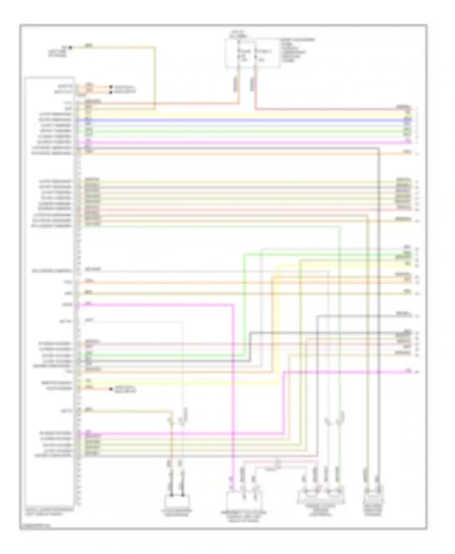 Wiring diagram remote wakeup most wakeup for Mercedes-Benz S-class W221 facelift (2009-2013) (1 of 1)