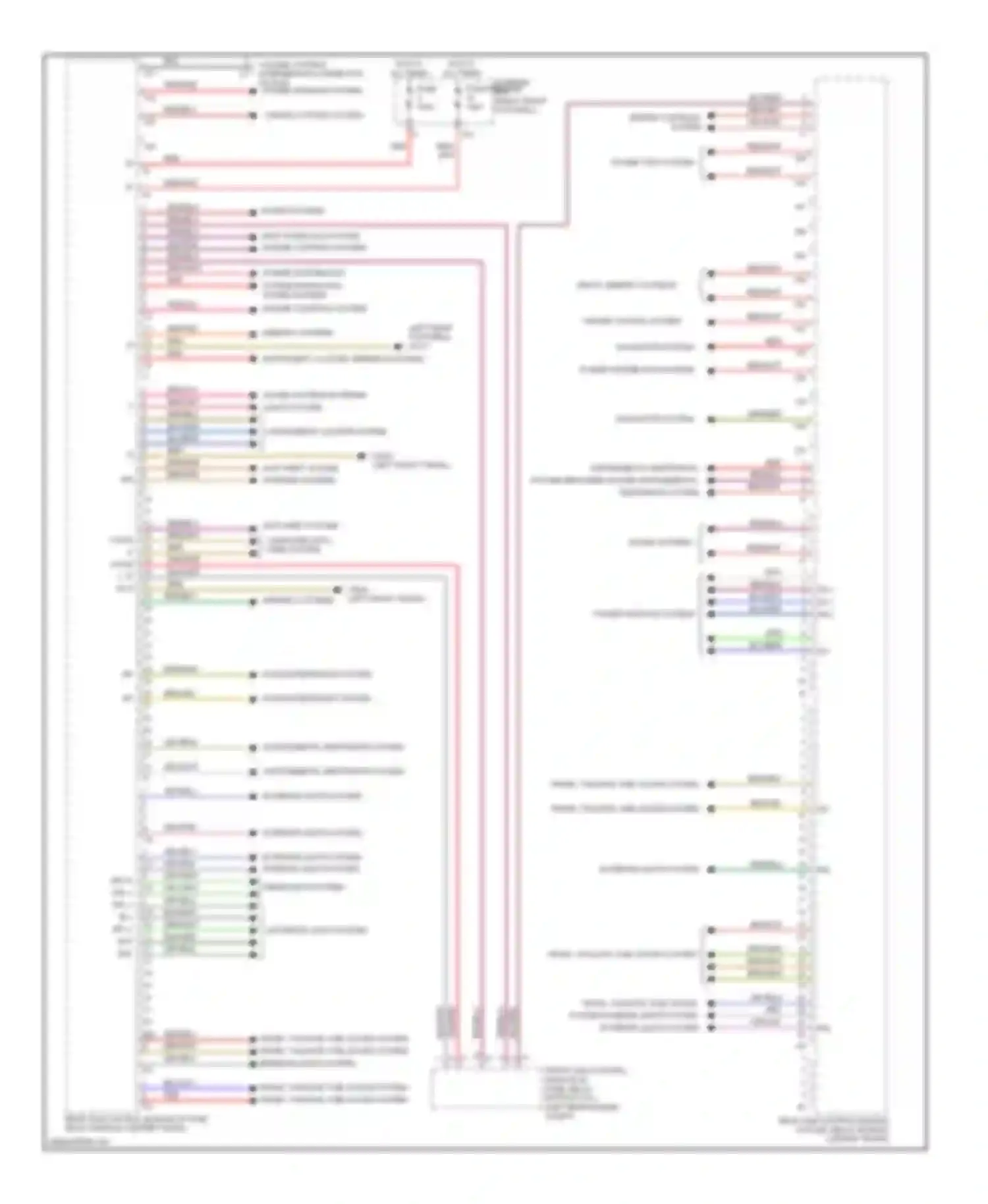 Wiring diagram seats, memory systems for Mercedes-Benz S-class W221 facelift (2009-2013) (1 of 1)
