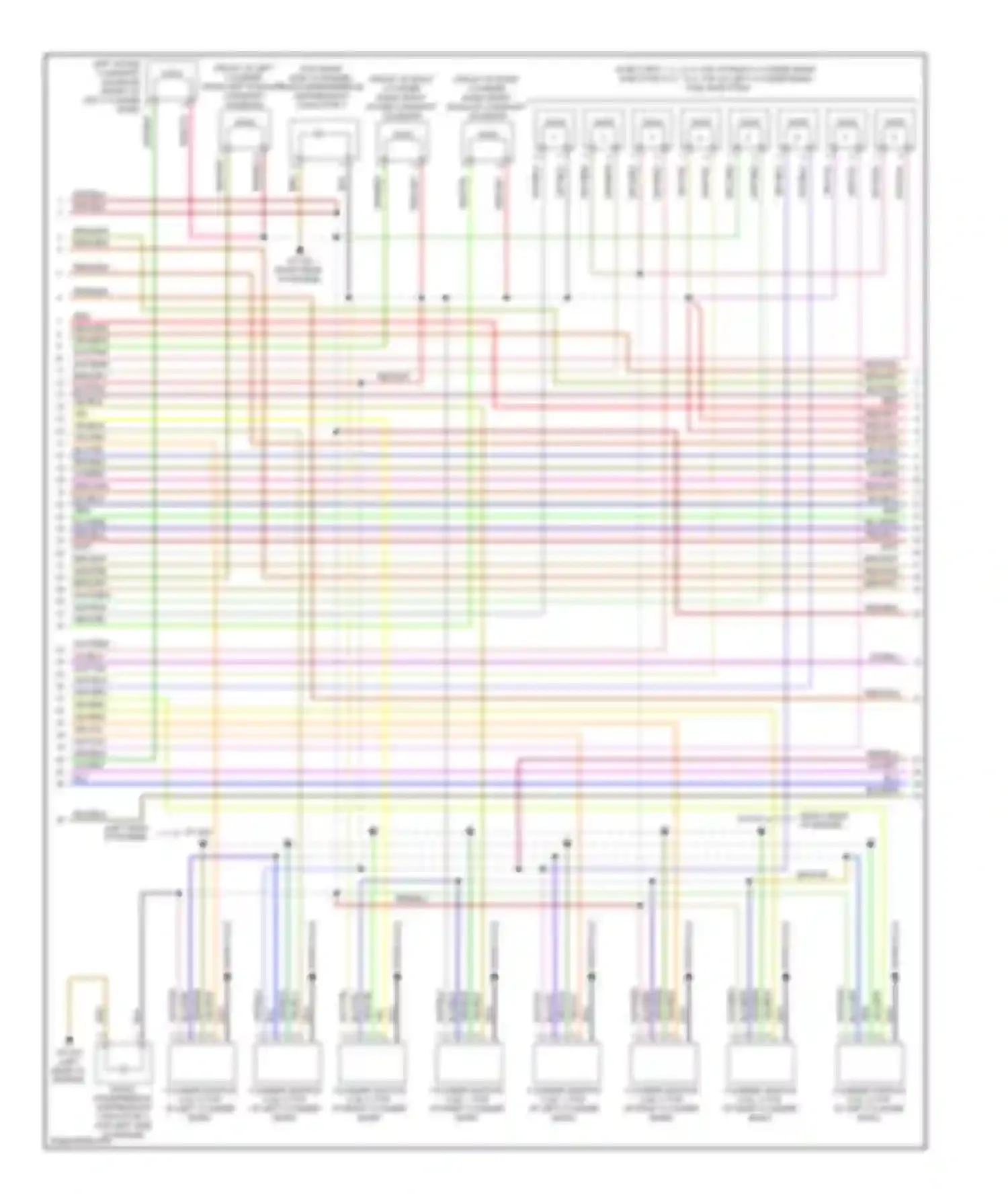 Wiring diagram spark plug for Mercedes-Benz S-class W221 facelift (2009-2013) (2 of 2)