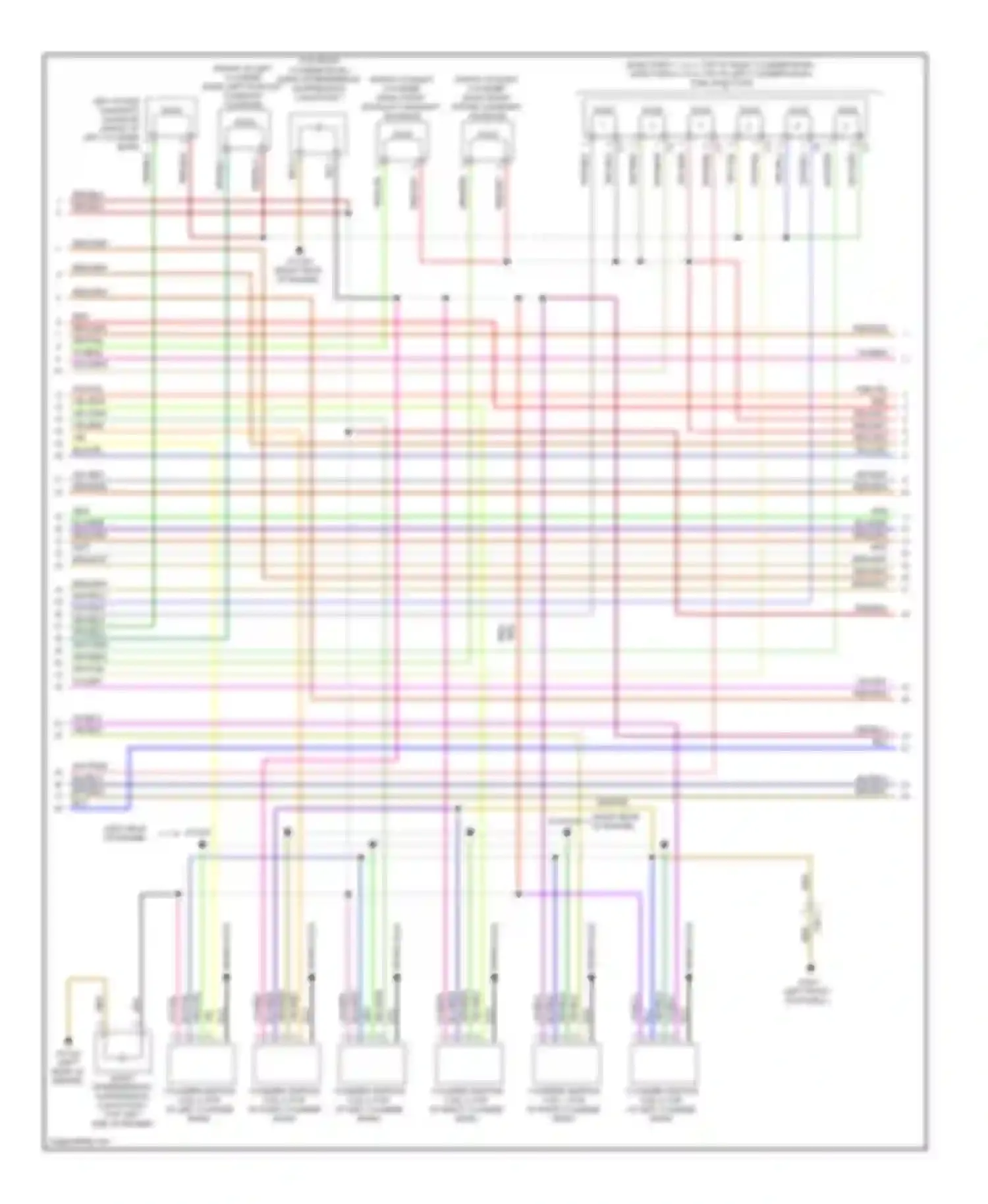 Wiring diagram spark plug for Mercedes-Benz S-class W221 facelift (2009-2013) (1 of 2)