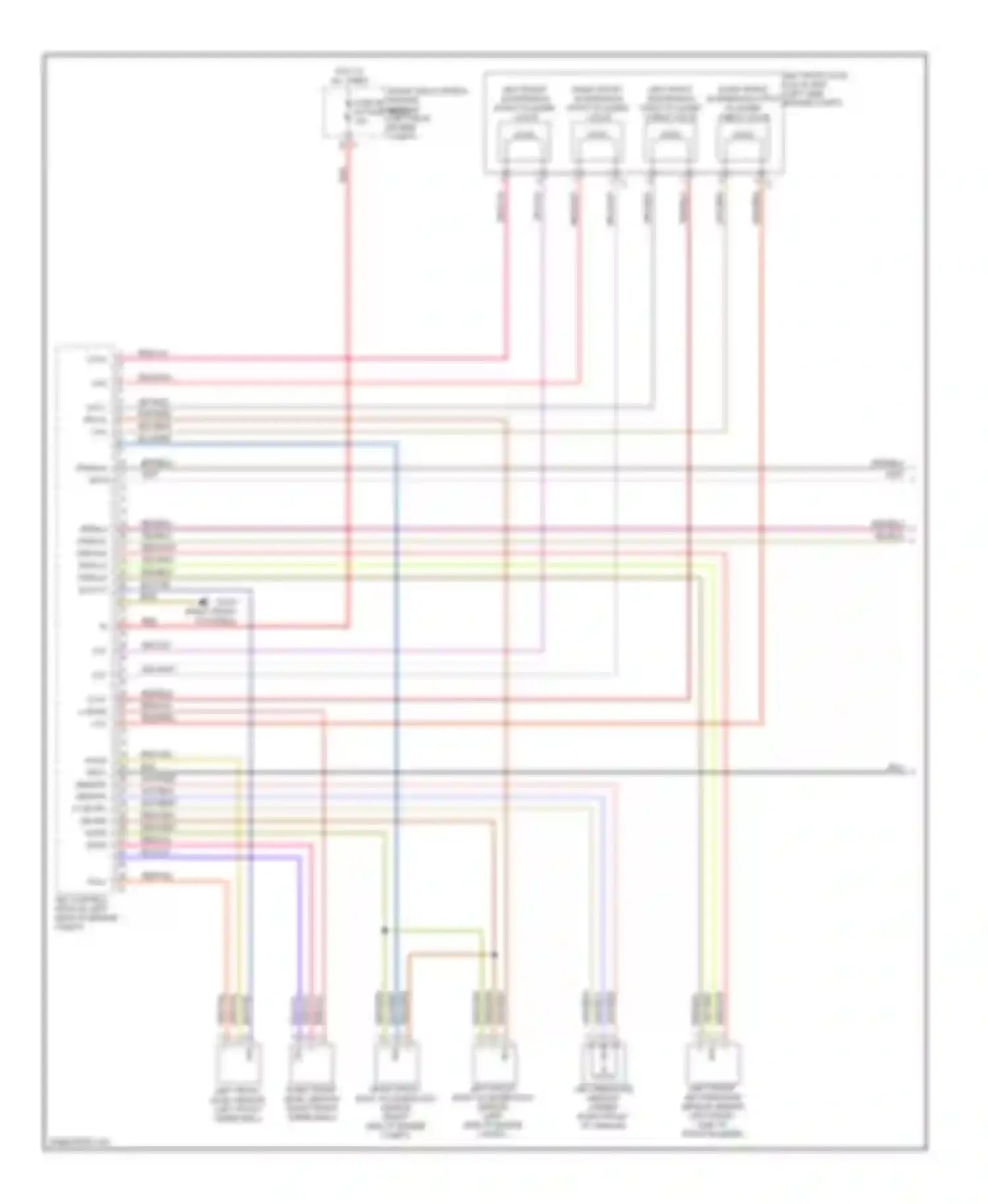 Wiring diagram vaa l abvls vaa r for Mercedes-Benz S-class W221 facelift (2009-2013) (1 of 1)