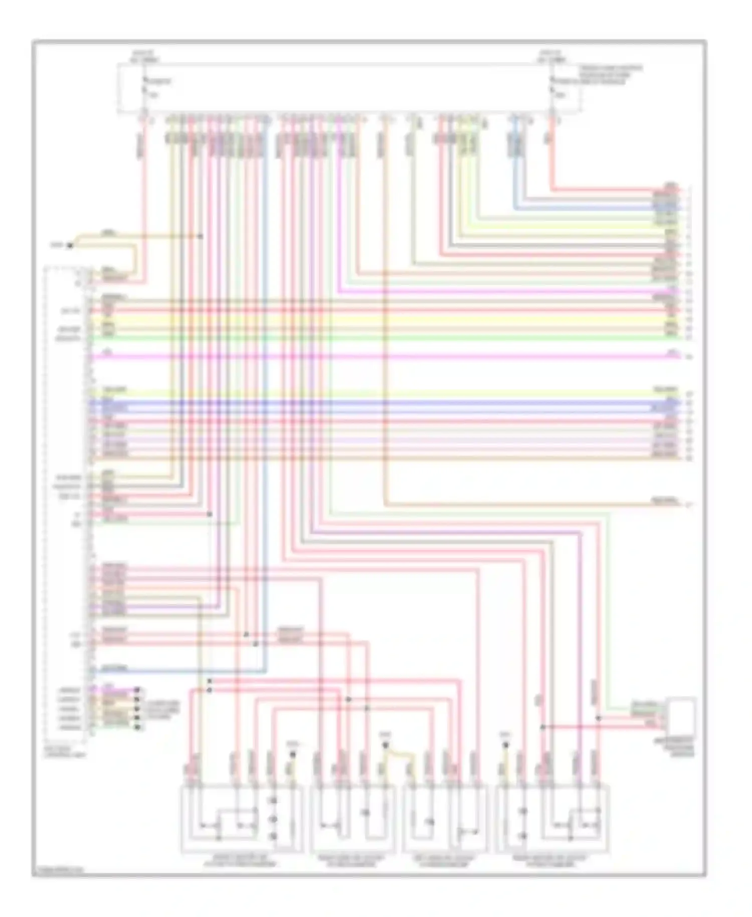 S-class Mercedes-Benz W221 (2005-2009): Automatic a/c circuit (1 of 3)