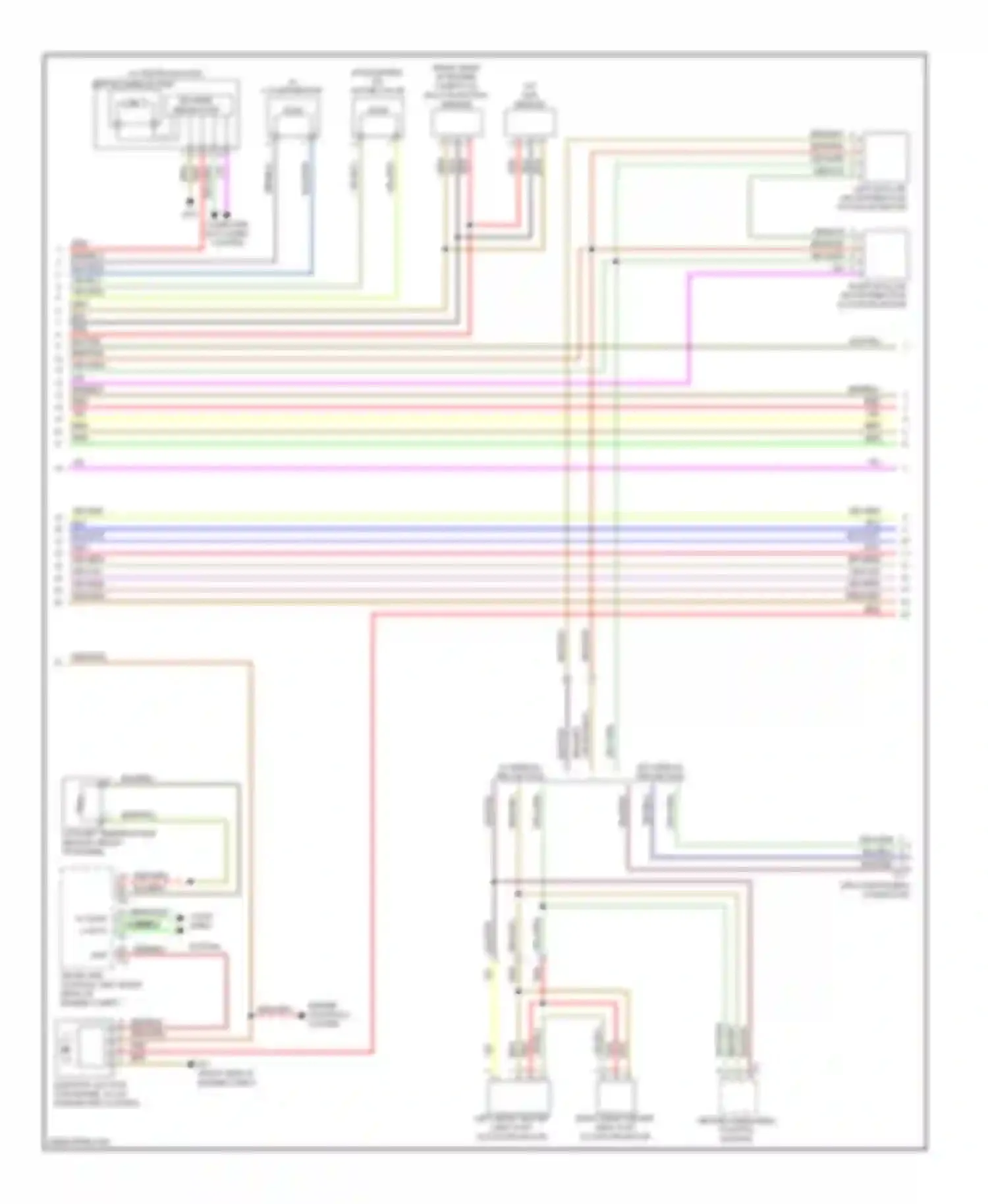 S-class Mercedes-Benz W221 (2005-2009): Automatic a/c circuit (2 of 3)