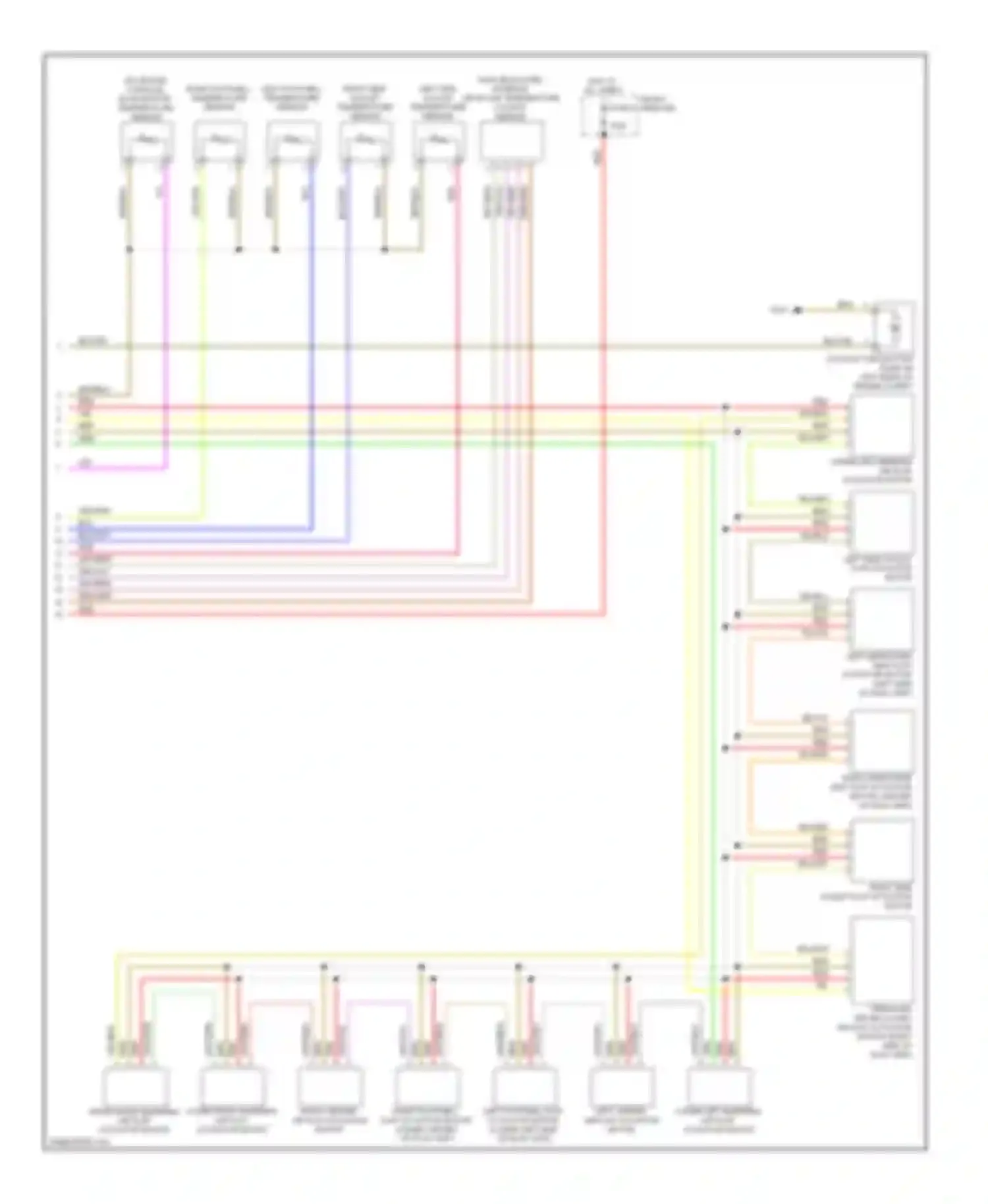S-class Mercedes-Benz W221 (2005-2009): Automatic a/c circuit (3 of 3)