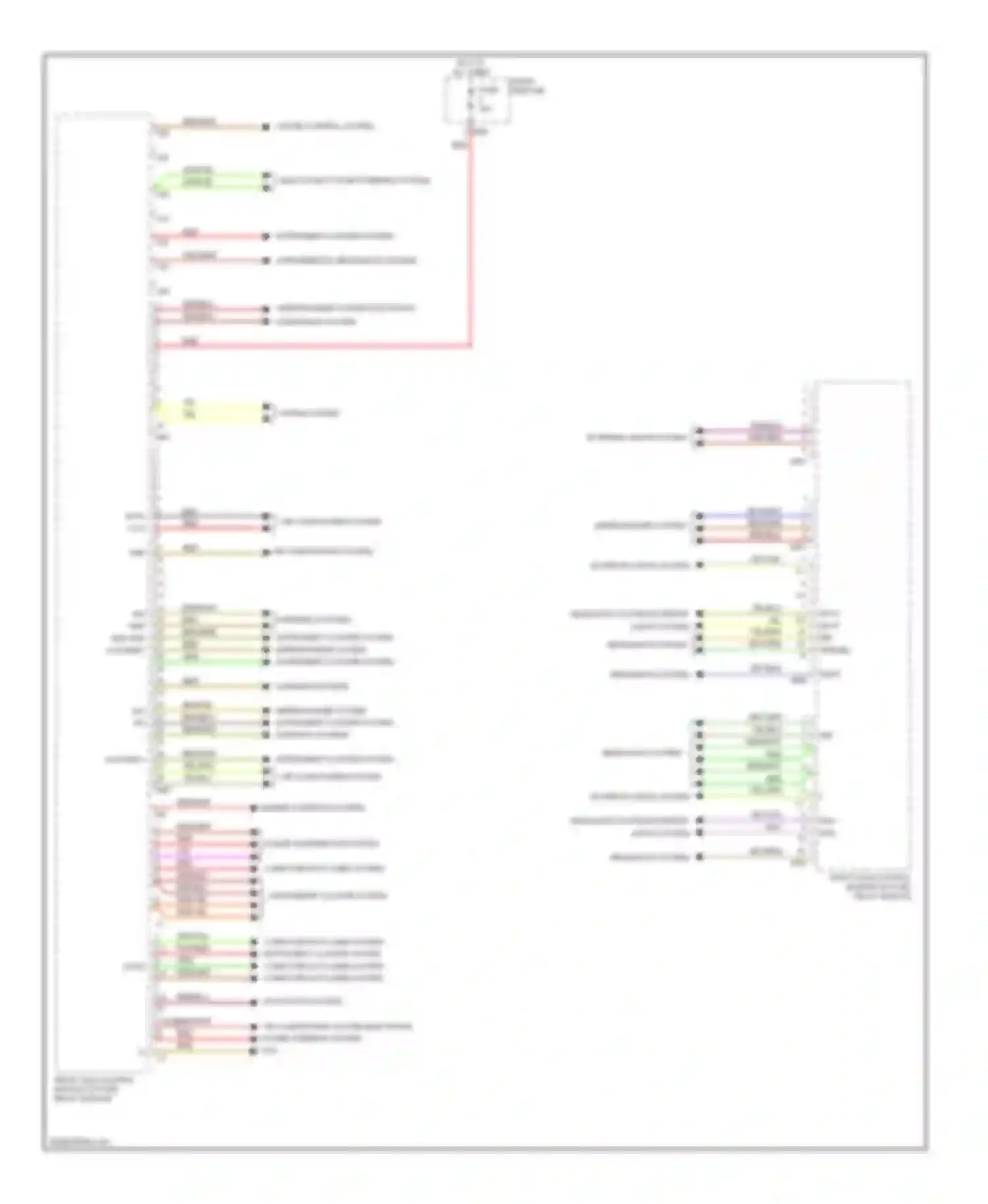S-class Mercedes-Benz W221 (2005-2009): Front sam control module circuit (2 of 2)