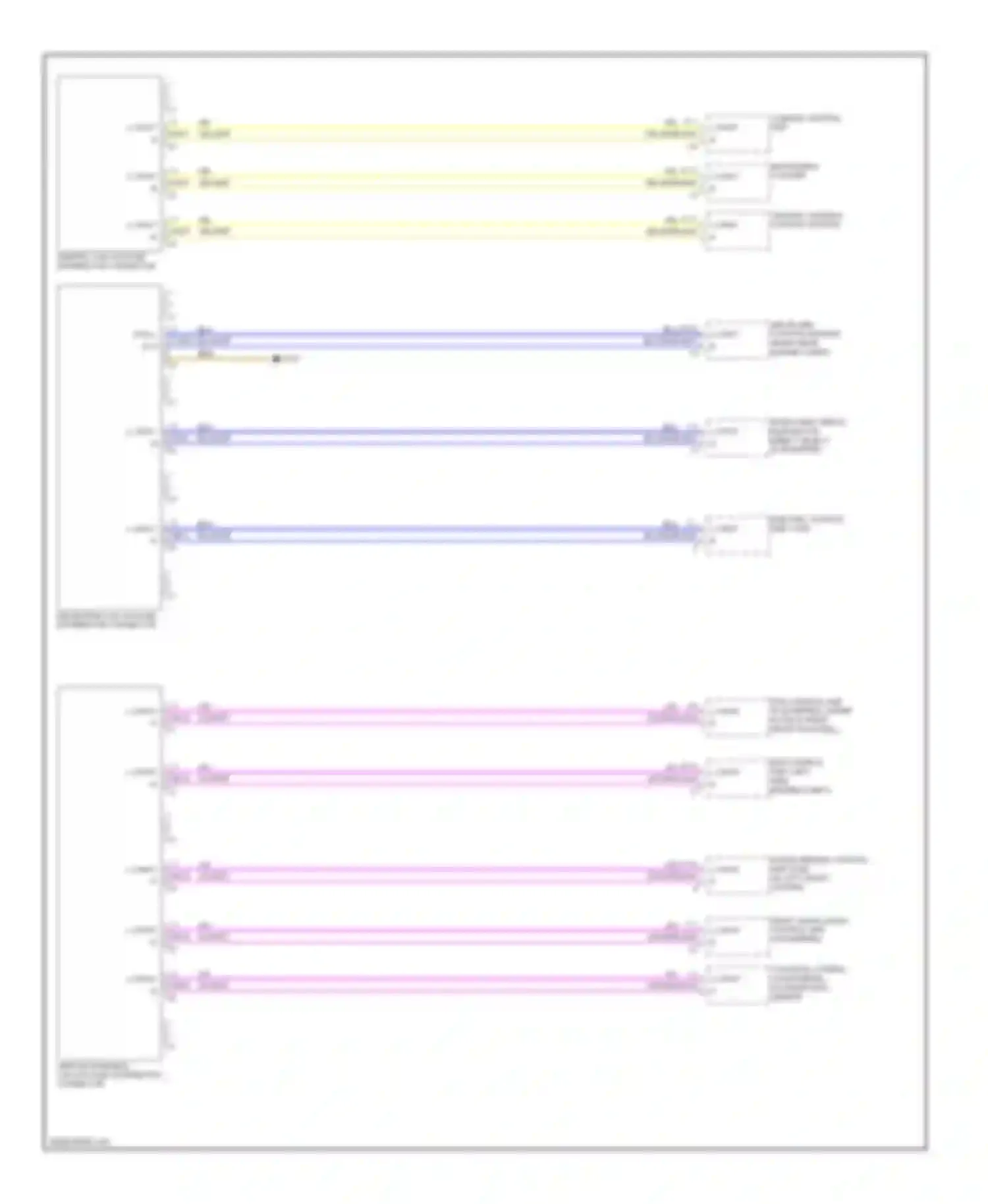 S-class Mercedes-Benz W221 (2005-2009): High/low bus circuit (1 of 4)