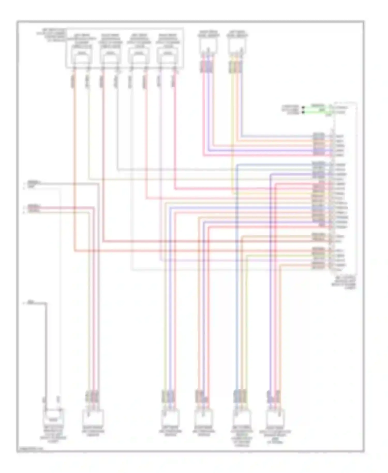 S-class Mercedes-Benz W221 (2005-2009): Active body control circuit (2 of 2)