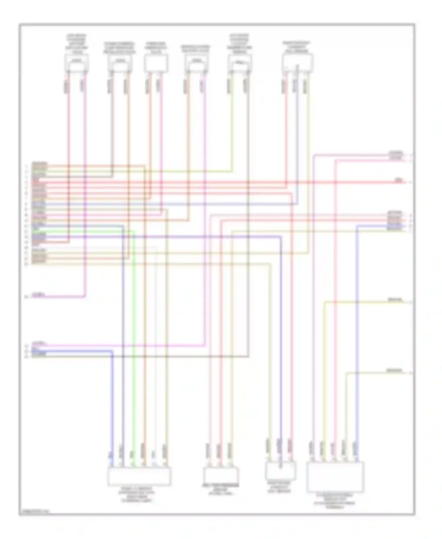 S-class Mercedes-Benz W221 (2005-2009): Wiring diagram engine performance 5.5l (4 of 5)