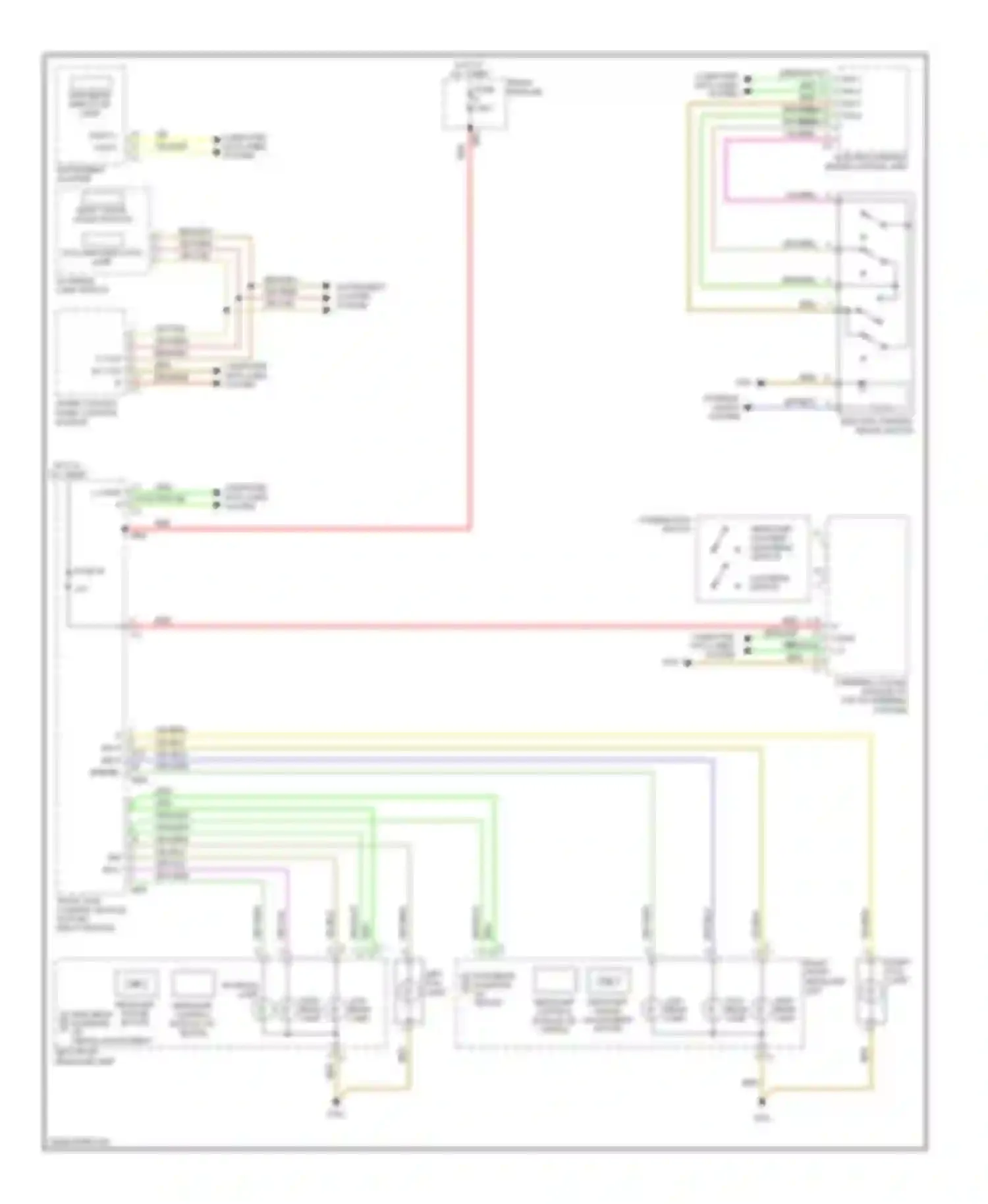 S-class Mercedes-Benz W221 (2005-2009): Headlights circuit