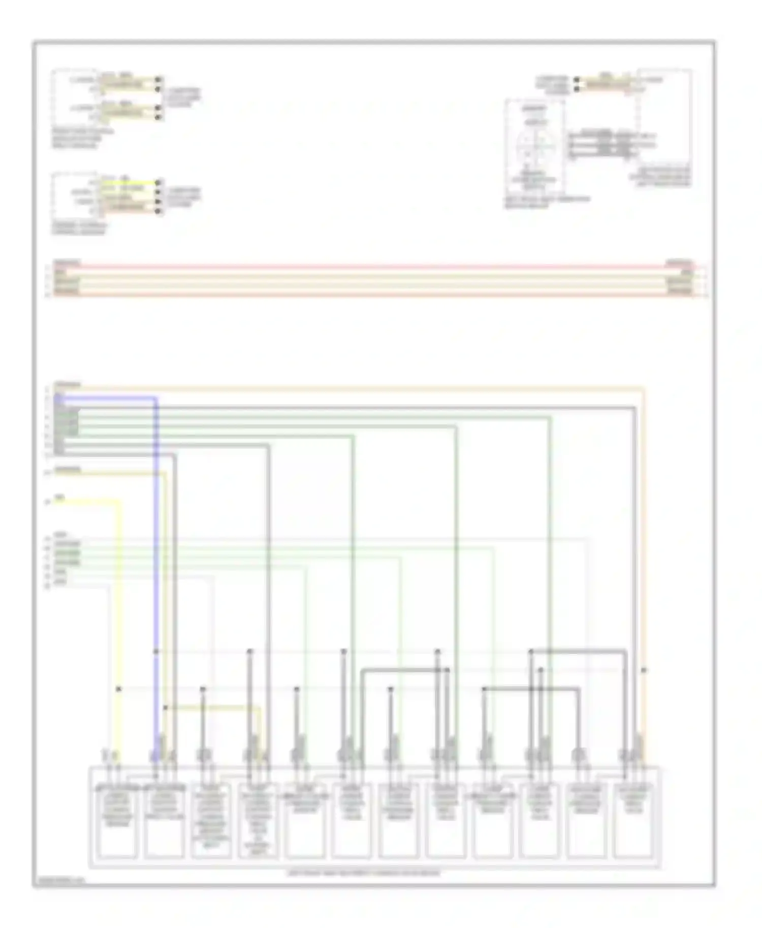 S-class Mercedes-Benz W221 (2005-2009): Driver"s memory seat circuit (2 of 4)