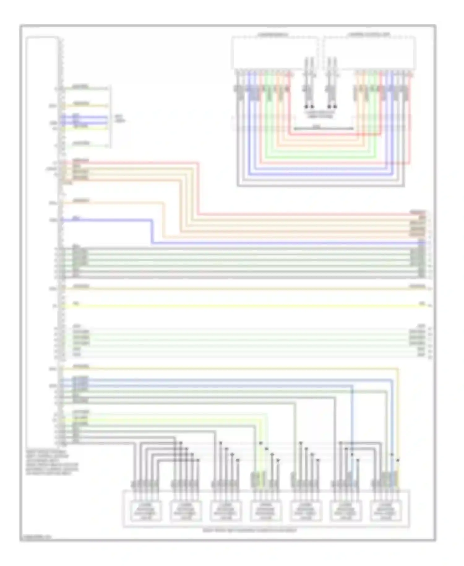 S-class Mercedes-Benz W221 (2005-2009): Passenger"s memory seat circuit (1 of 4)