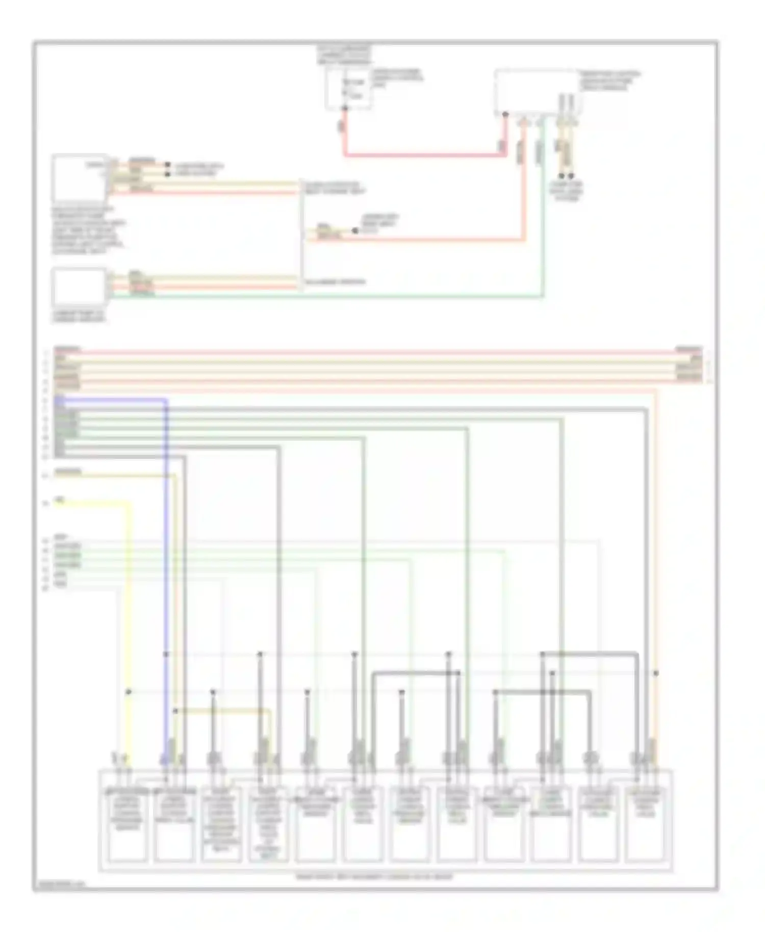 S-class Mercedes-Benz W221 (2005-2009): Passenger"s memory seat circuit (2 of 4)