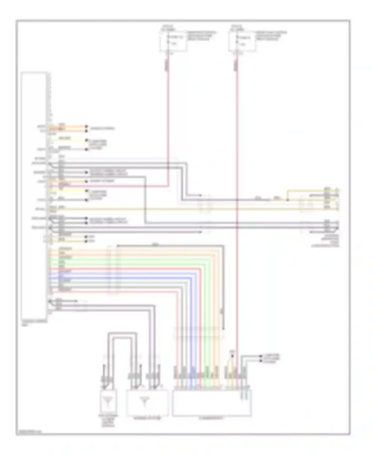 S-class Mercedes-Benz W221 (2005-2009): Comand actuation circuit