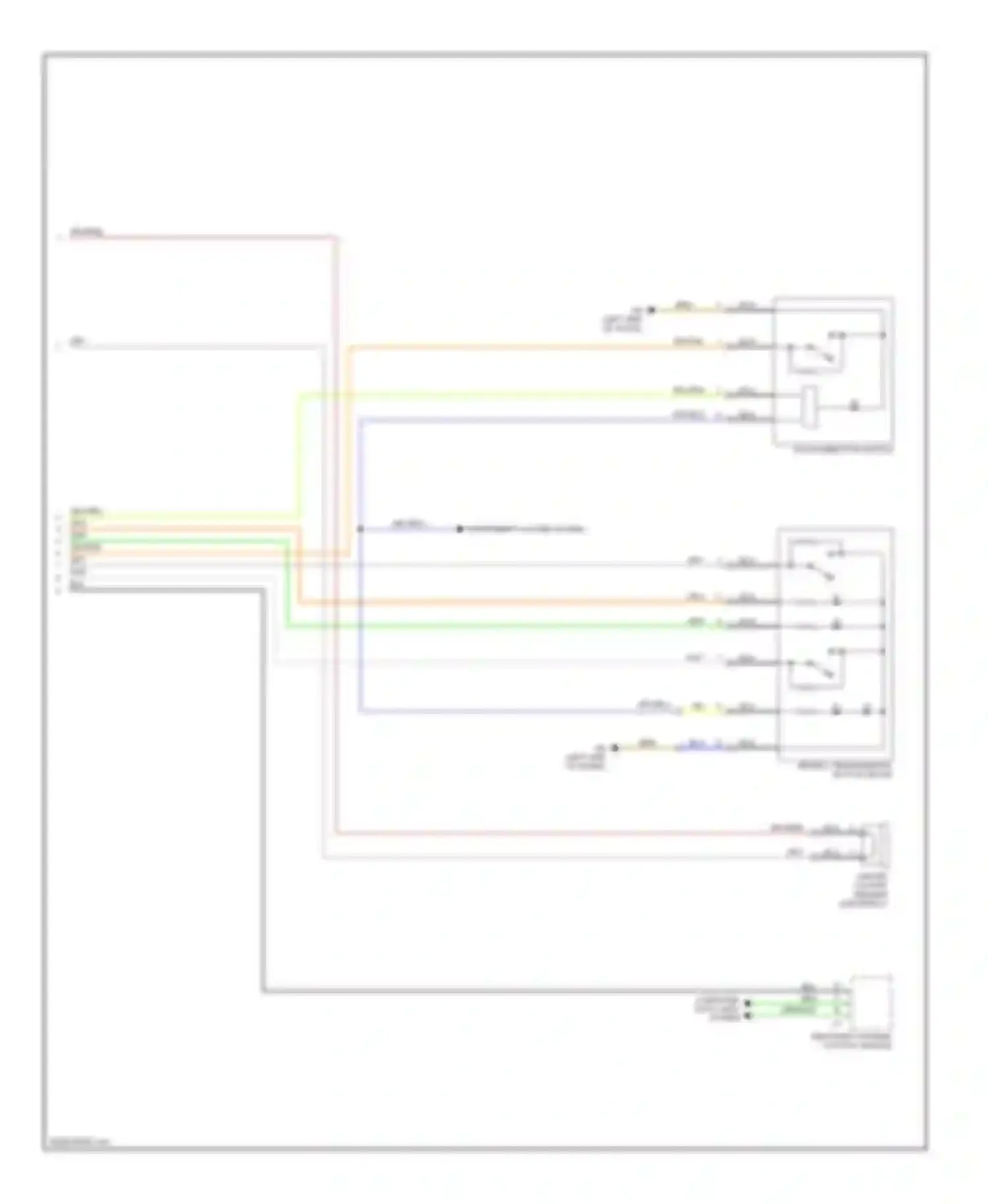 S-class Mercedes-Benz W221 (2005-2009): Emergency call circuit (2 of 2)